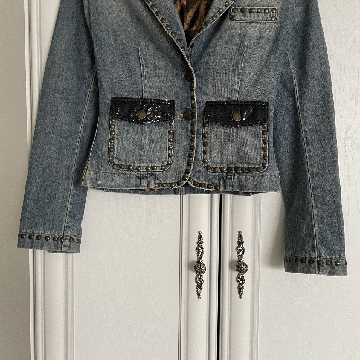 Dolce & Gabbana Vintage Avant-Garde Dolce & Gabbana Mainline Denim Jacket Size XS / US 0-2 / IT 36-38 - 5 Thumbnail