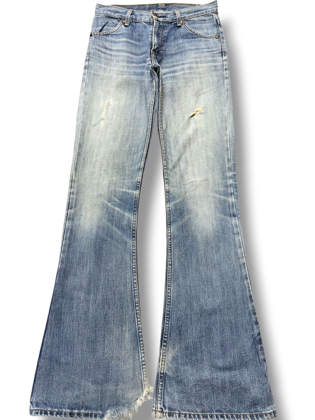 Vintage Levi’s 646-03 Flare Faded Grunge Distressed Denim