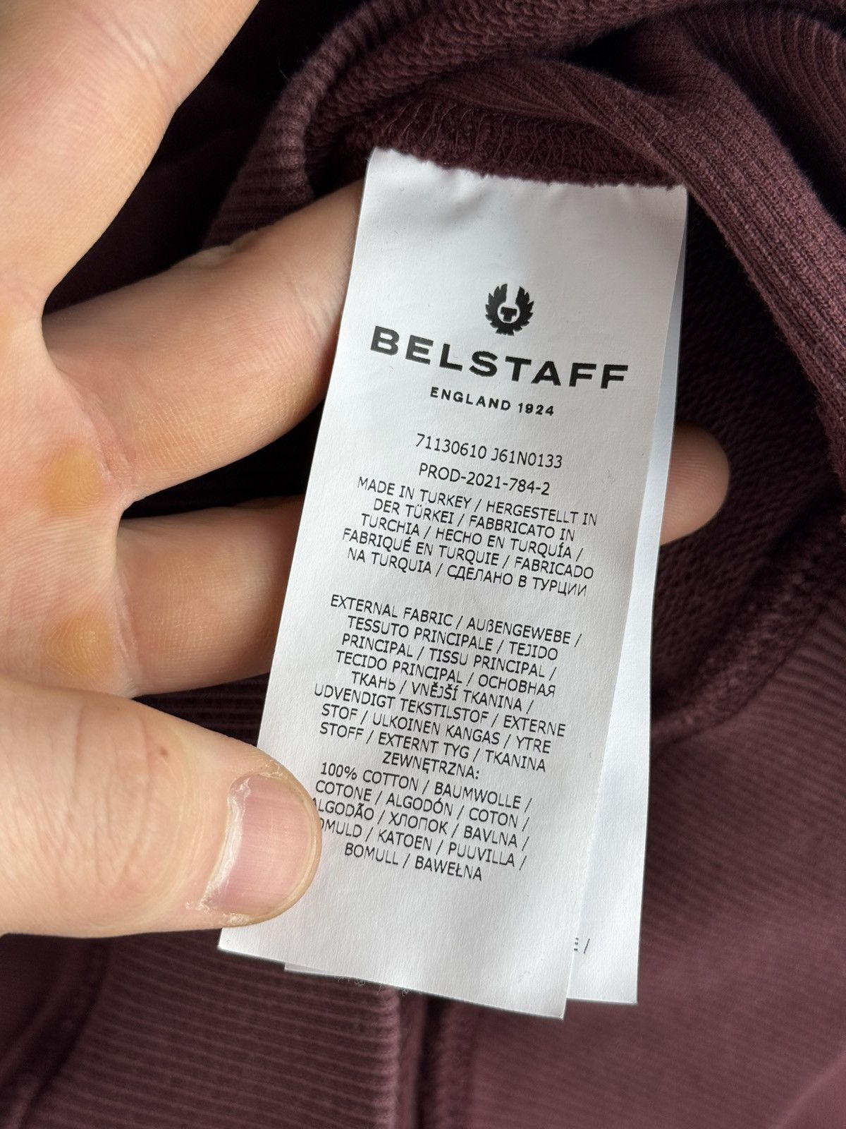 Belstaff Belstaff 1/4 Zip Women’s Sweatshirt Size L / US 10 / IT 46 - 7 Thumbnail