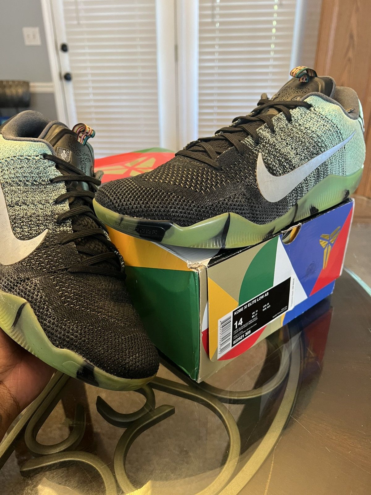 Nike Nike Kobe 11 Elite Low “All Star - Northern Lights” Size US 14 / EU 47 - 1 Thumbnail