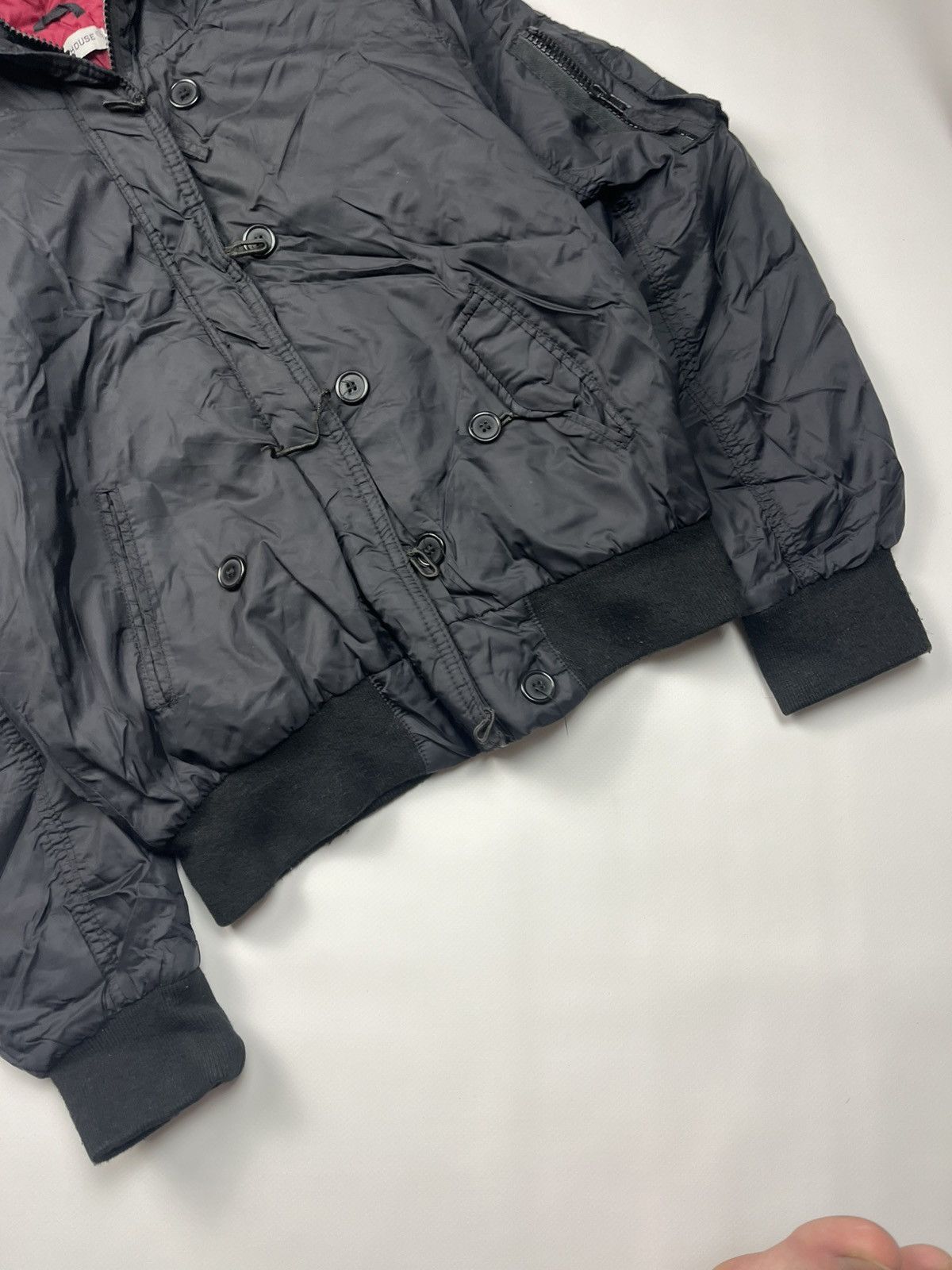 If Six Was Nine Y2K Opium Faux Fur LGB Style Bomber Zip Hood Jacket Size US M / EU 48-50 / 2 - 5 Thumbnail