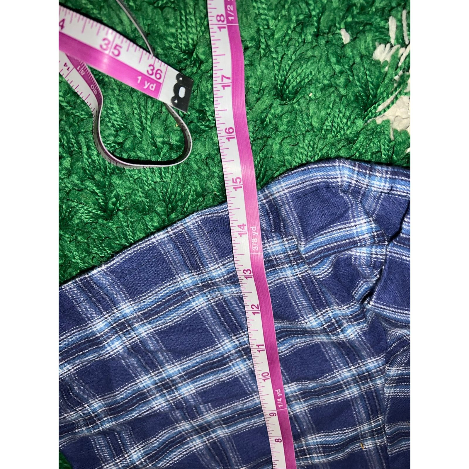 Vintage Women's Vintage Boxercraft Blue Plaid Boxers Briefs Women L Size 34" / US 12 / IT 48 - 7 Thumbnail
