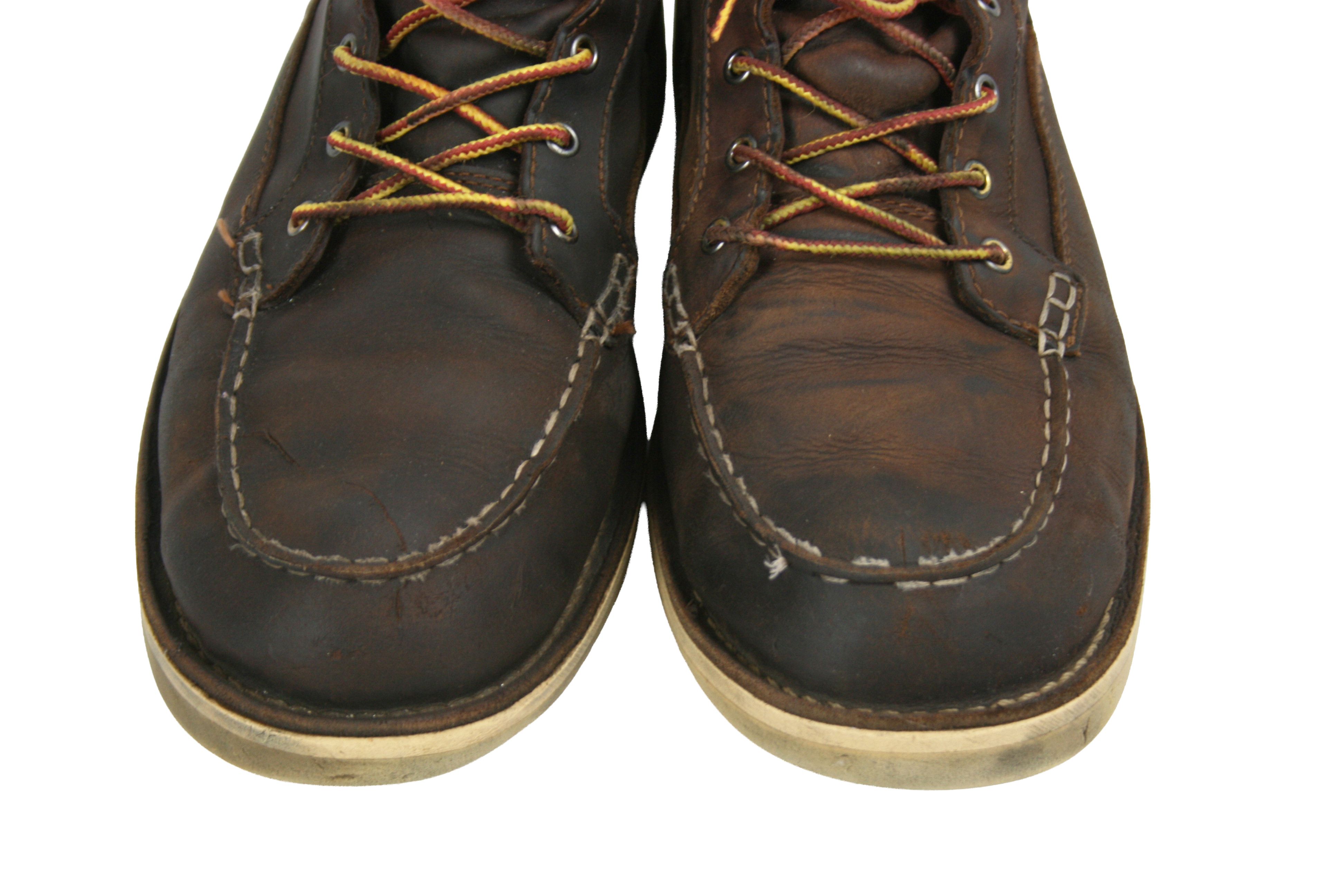 Danner Bull Run Moc Distressed Leather Boots Size US 13 / EU 46 - 5 Thumbnail