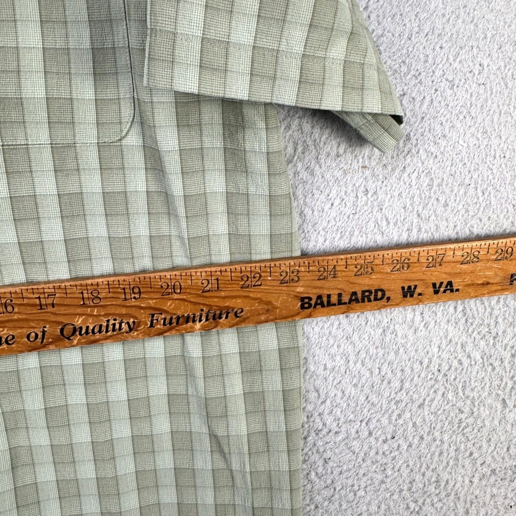 Under Armour Under Armour Shirt Men's Fishing 2XL Green Plaid Button Up Nylon Blend Breathable Pockets Outdoor 90s Size US XXL / EU 58 / 5 - 7 Thumbnail
