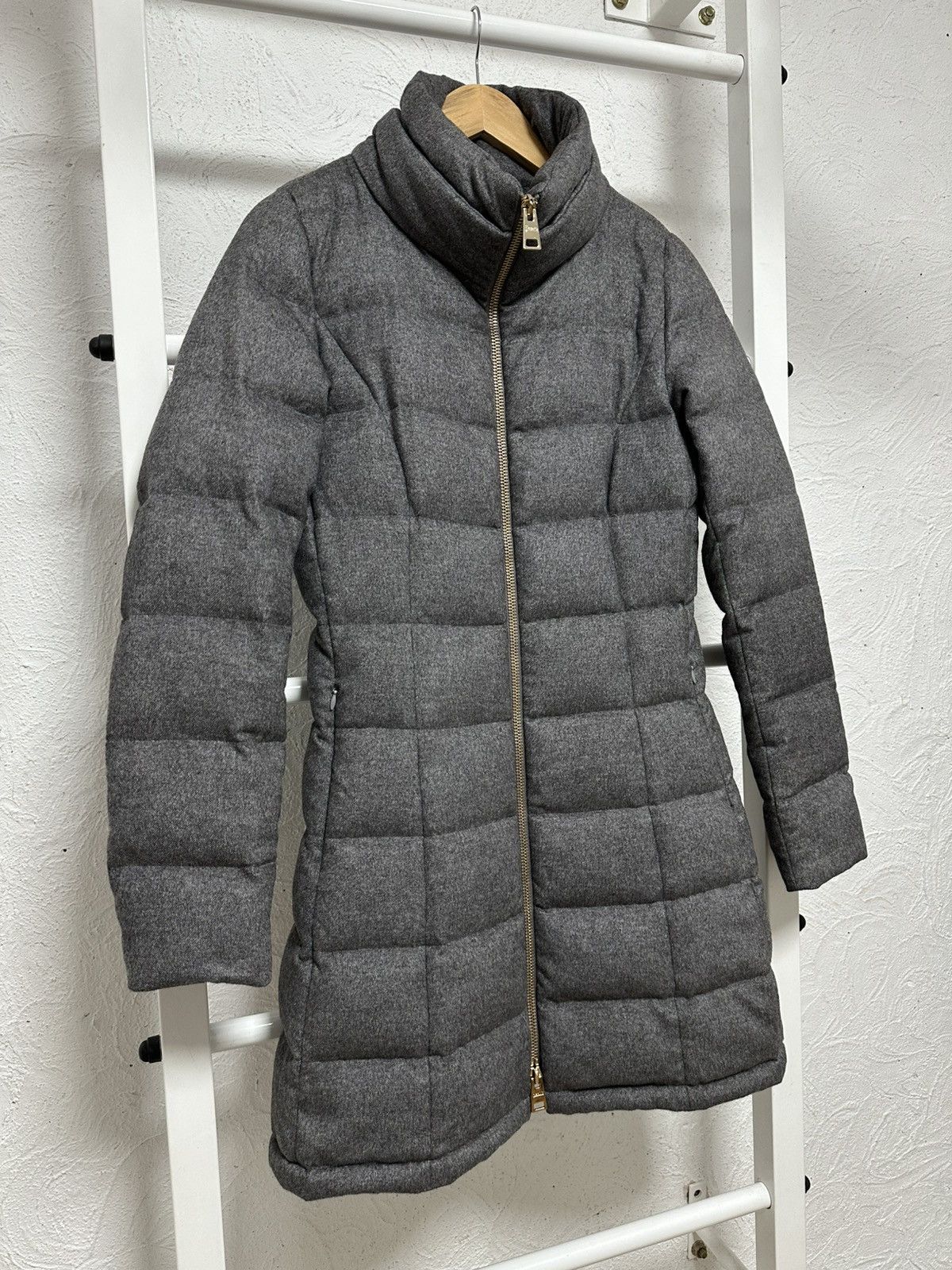 Herno Herno Women’s Down Jacket Coat 100% Wool Gray Italy Size S Size S / US 4 / IT 40 - 3 Thumbnail