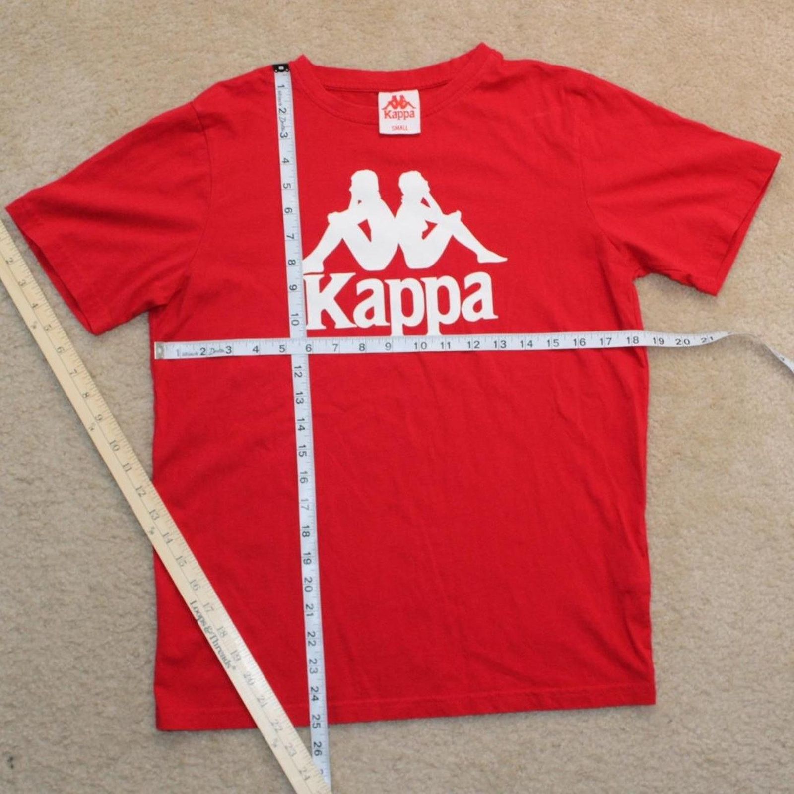 Kappa Y2K Red Kappa Estessi Logo Graphic Tee Size S / US 4 / IT 40 - 2 Thumbnail