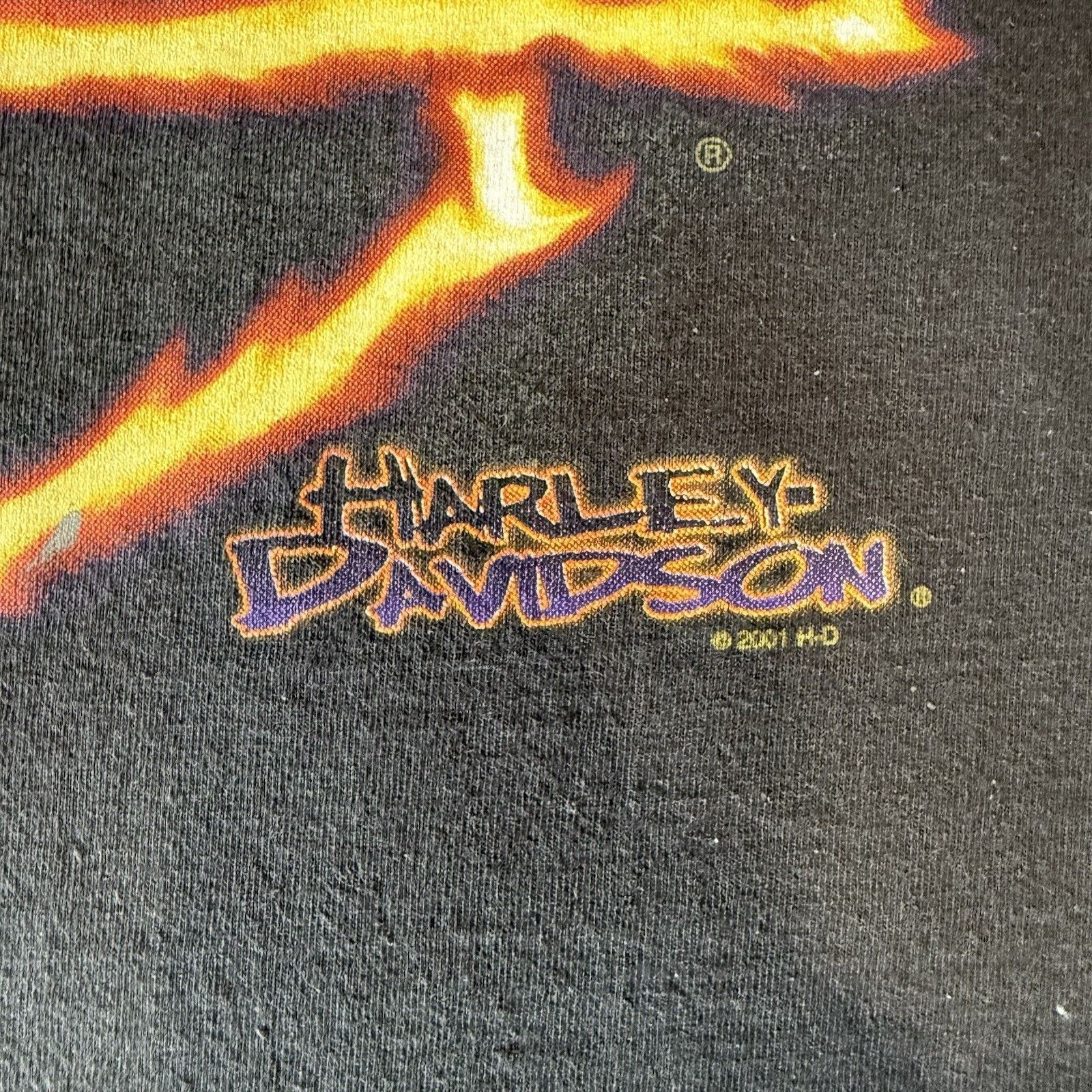 Harley Davidson × Vintage Vintage Harley Davidson Tank Top M Black Flames Motorcycles Size US M / EU 48-50 / 2 - 5 Thumbnail
