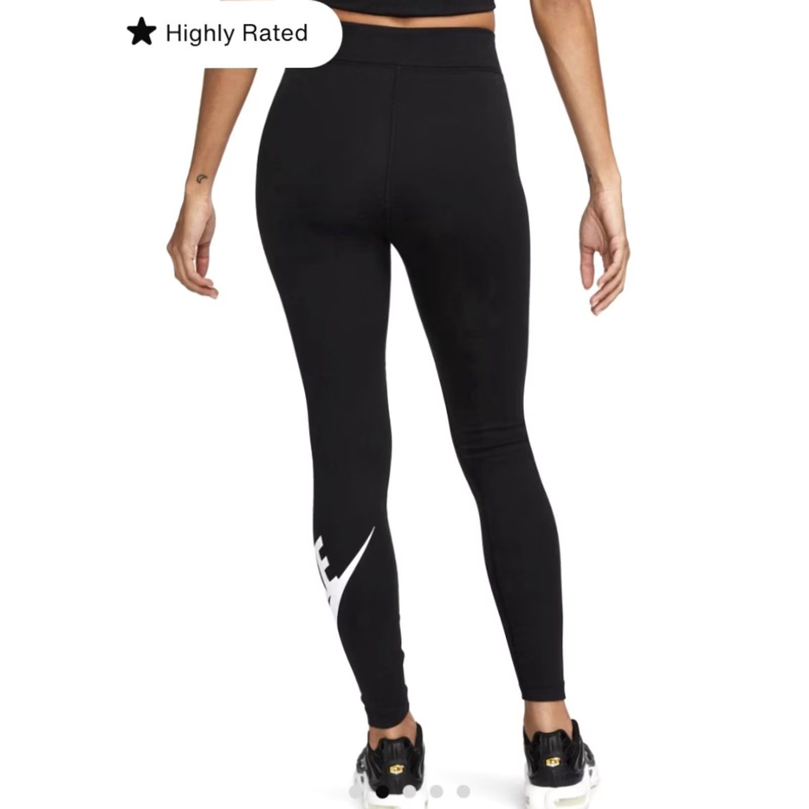 Nike Nike leggings Women's XS Regular Black Slim Fit Ankle Leggings for Activewear Size 26" / US 2 / IT 38 - 2 Thumbnail
