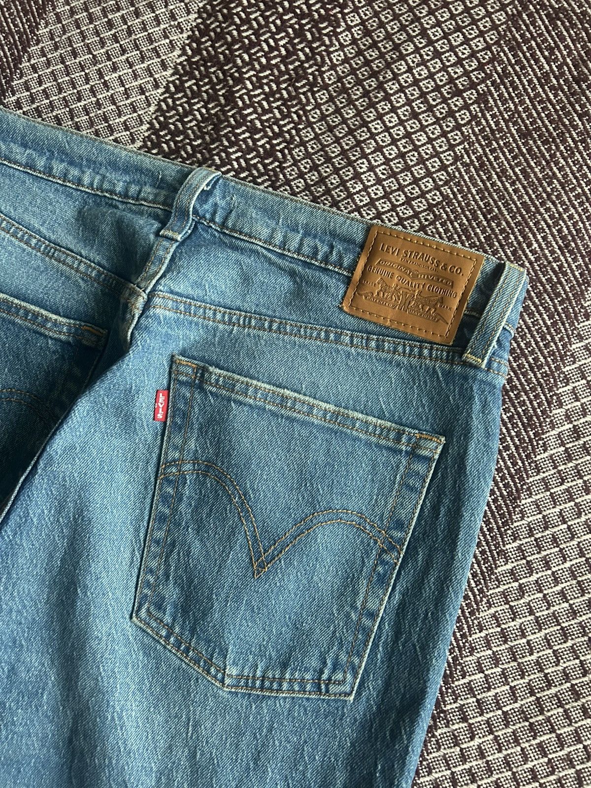 Levi's Levis Premium RibCage Straight Ankle Mud Washed Jeans Sz W32 Size US 32 / EU 48 - 5 Thumbnail