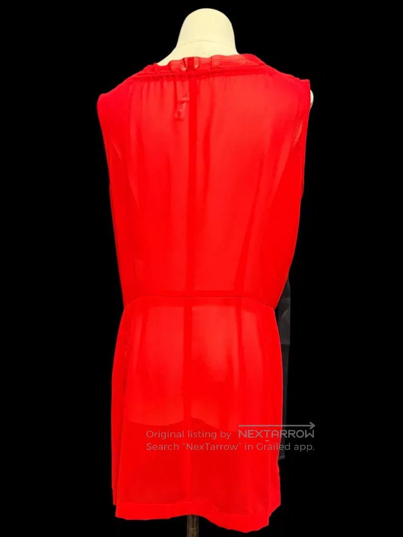 Comme des Garcons Comme des Garcons Size F Rosa Blouse Red Size S / US 4 / IT 40 - 2 Thumbnail