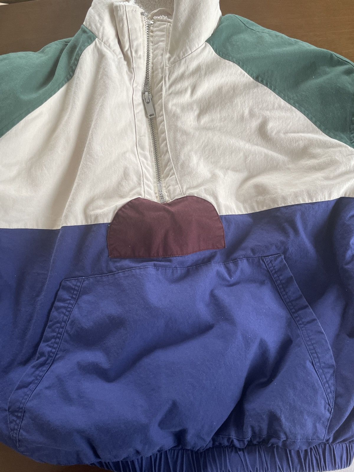 Zara Colorful Fleece Quarter-Zip Pull-over Size US L / EU 52-54 / 3 - 4 Thumbnail