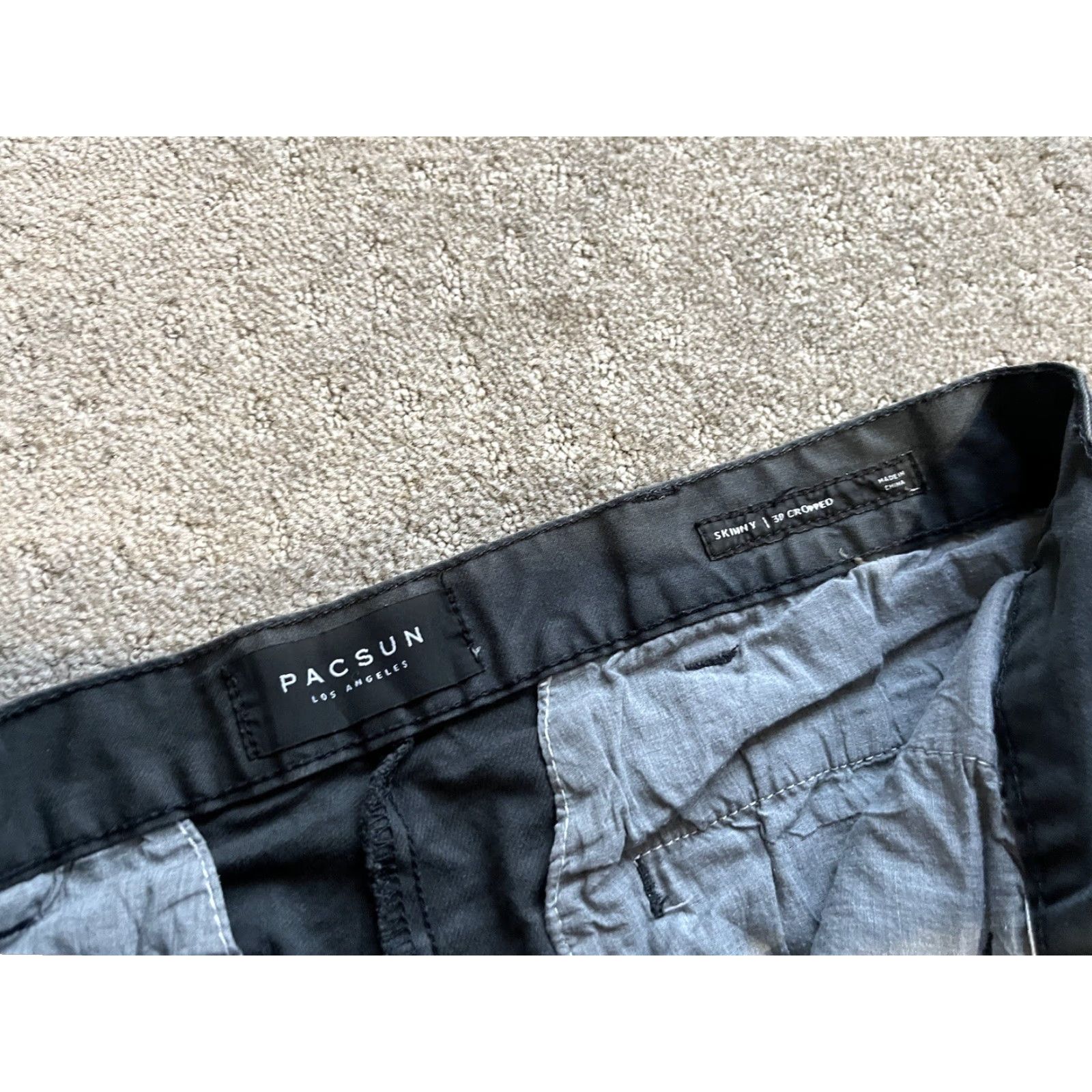 Pacsun Pacsun Women’s Skinny Chino Pants Gray 30 Size Cropped PacSun Cotton 001 Style Pants Women’s Size 30" / US 8 / IT 44 - 5 Thumbnail