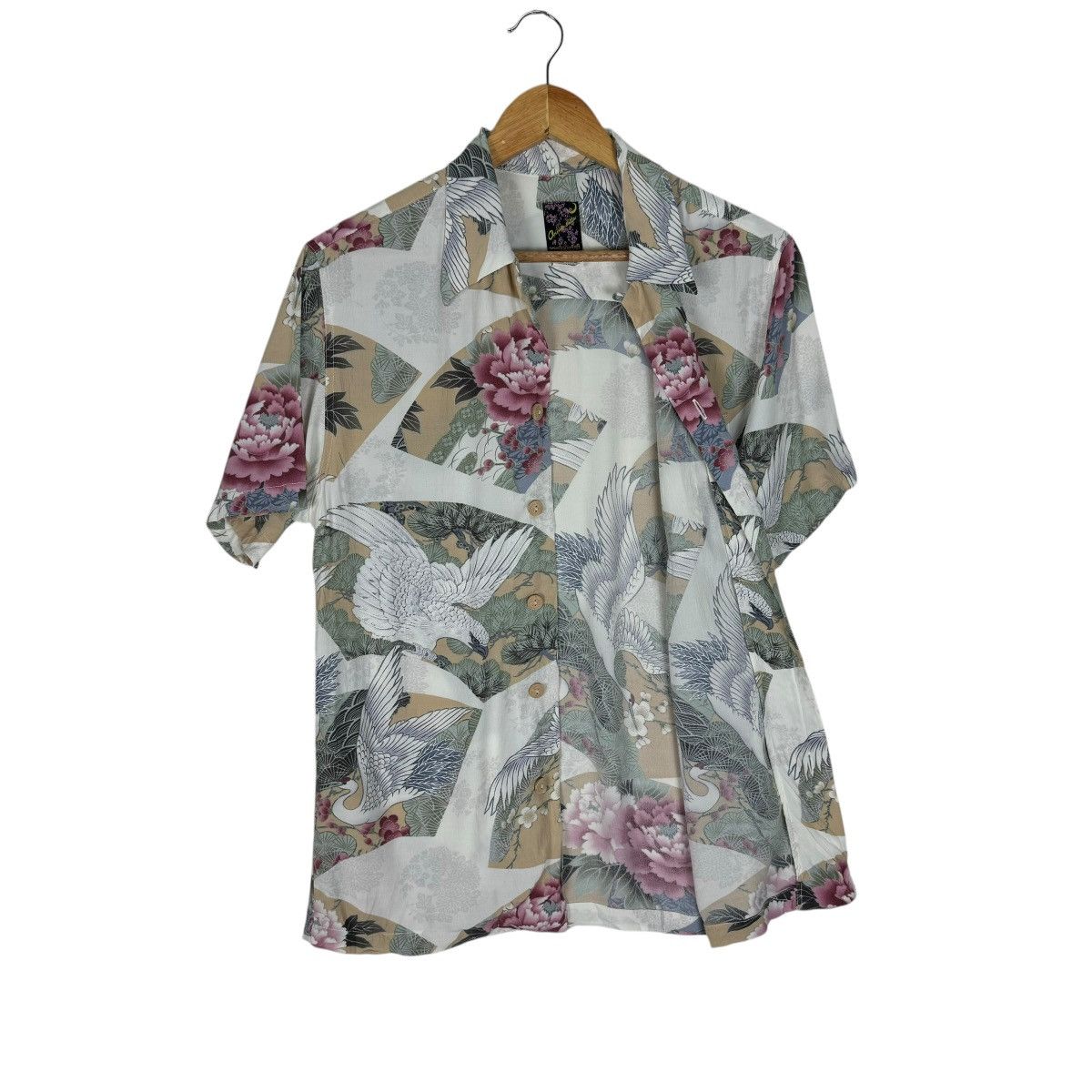 Japanese Brand ☀️ONIWA SOTO HAWAII STYLE SUKAJAN RAYON SHIRTS Size US L / EU 52-54 / 3 - 6 Thumbnail