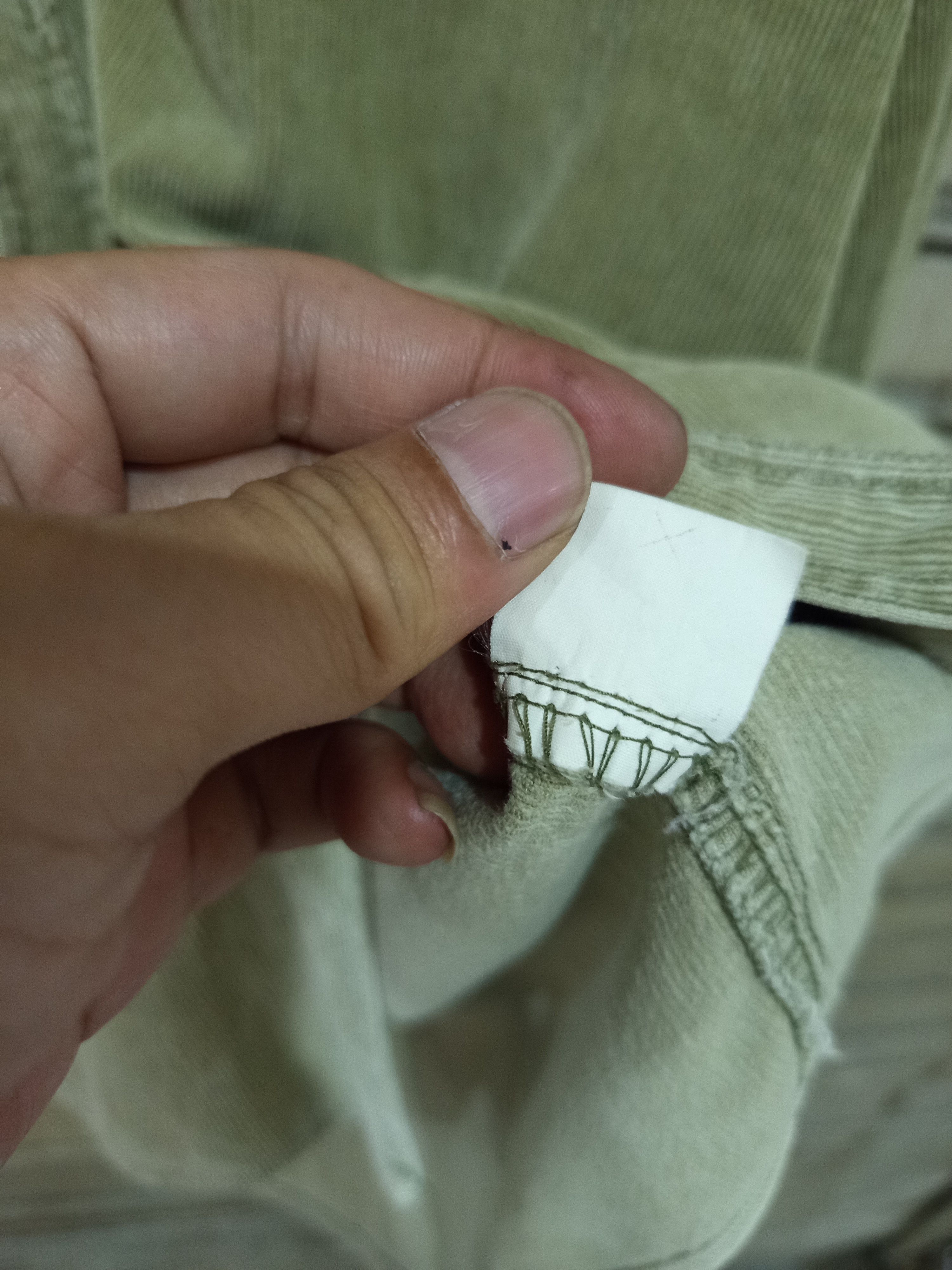 Spruce 1990s Spruce Corduroy Work Shirt Olive Green Size US L / EU 52-54 / 3 - 11 Thumbnail