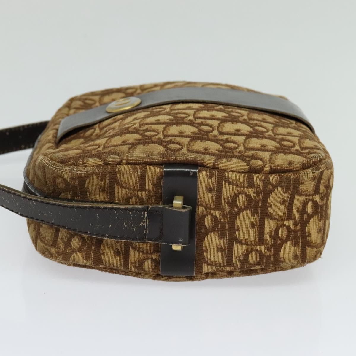 Dior DIOR Trotter Canvas Shoulder Bag Brown Size ONE SIZE - 4 Thumbnail