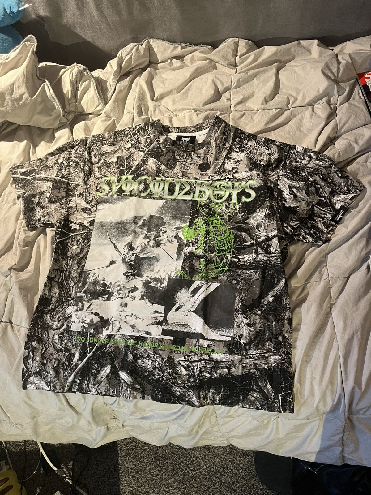 $uicideboy$ x newest G59 Records 2% Tee (white Scrim MISSING milk carton)