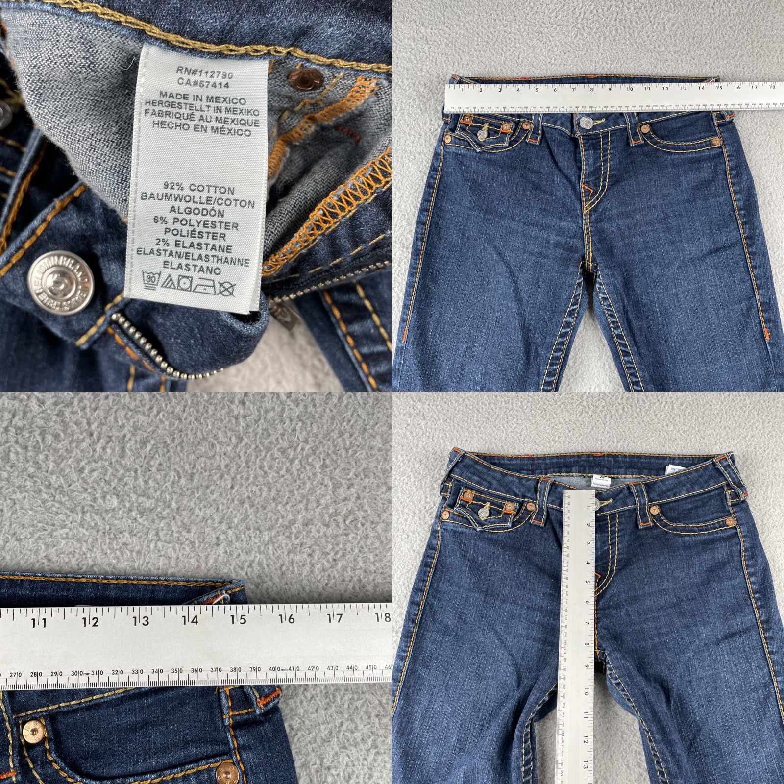 True Religion VINTAGE False Size 29" - 9 Thumbnail