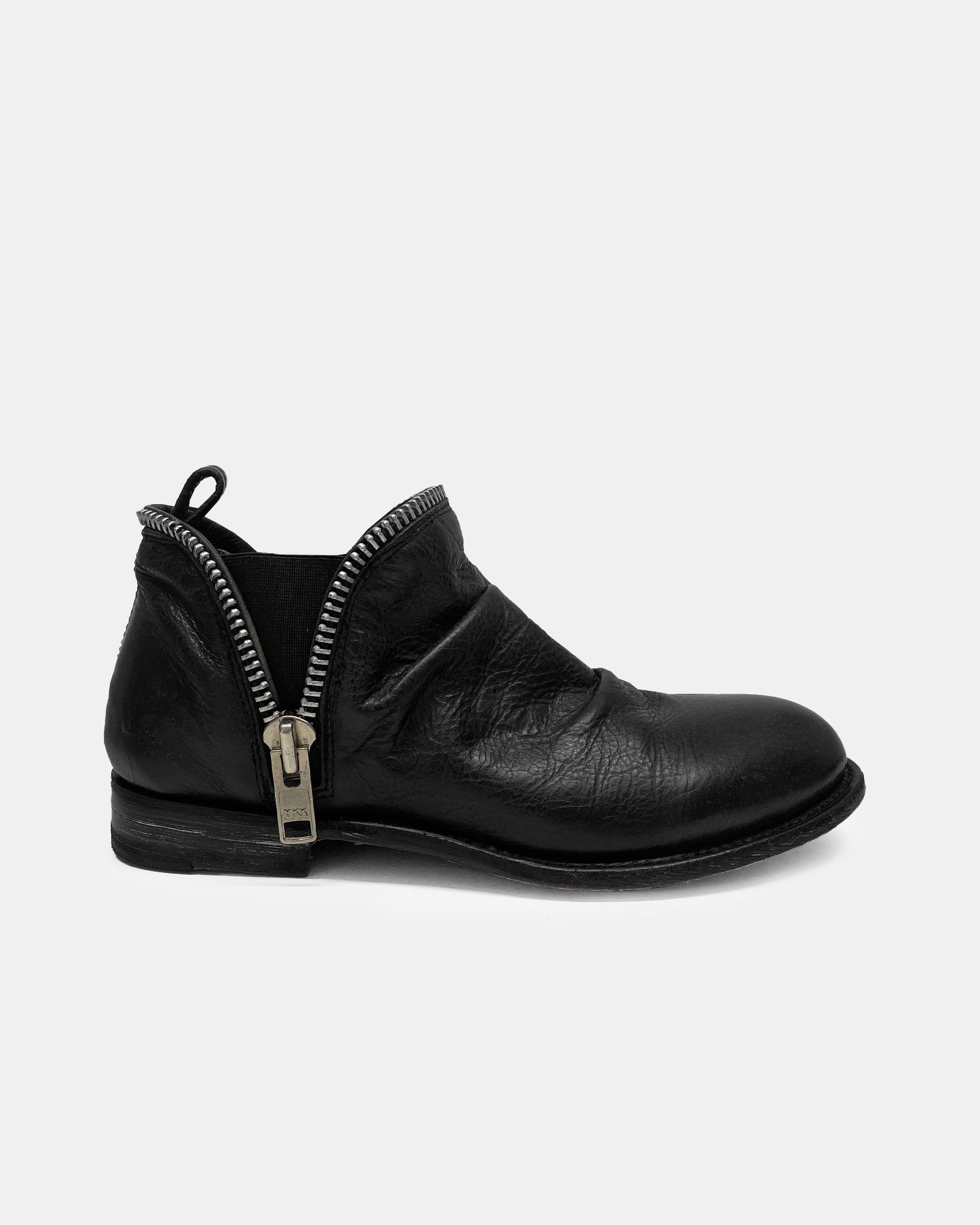 John Fluevog 1990s Zip Leather Shoes Size US 8 / IT 38 - 1 Thumbnail