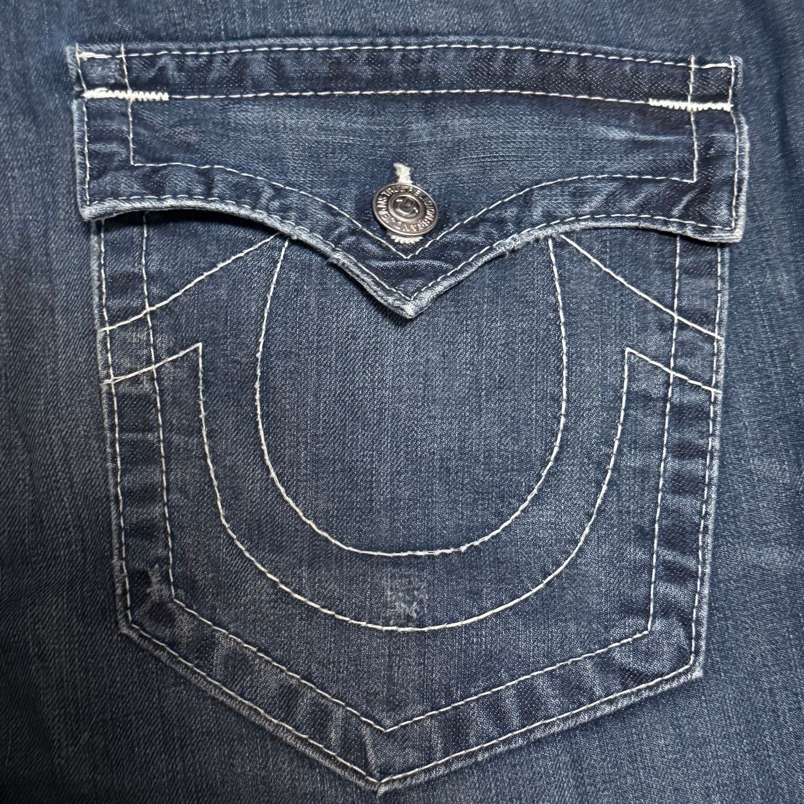 True Religion Vintage True Religion Ricky Baggy Jeans Size 40x34 Y2K Size US 40 / EU 56 - 4 Thumbnail