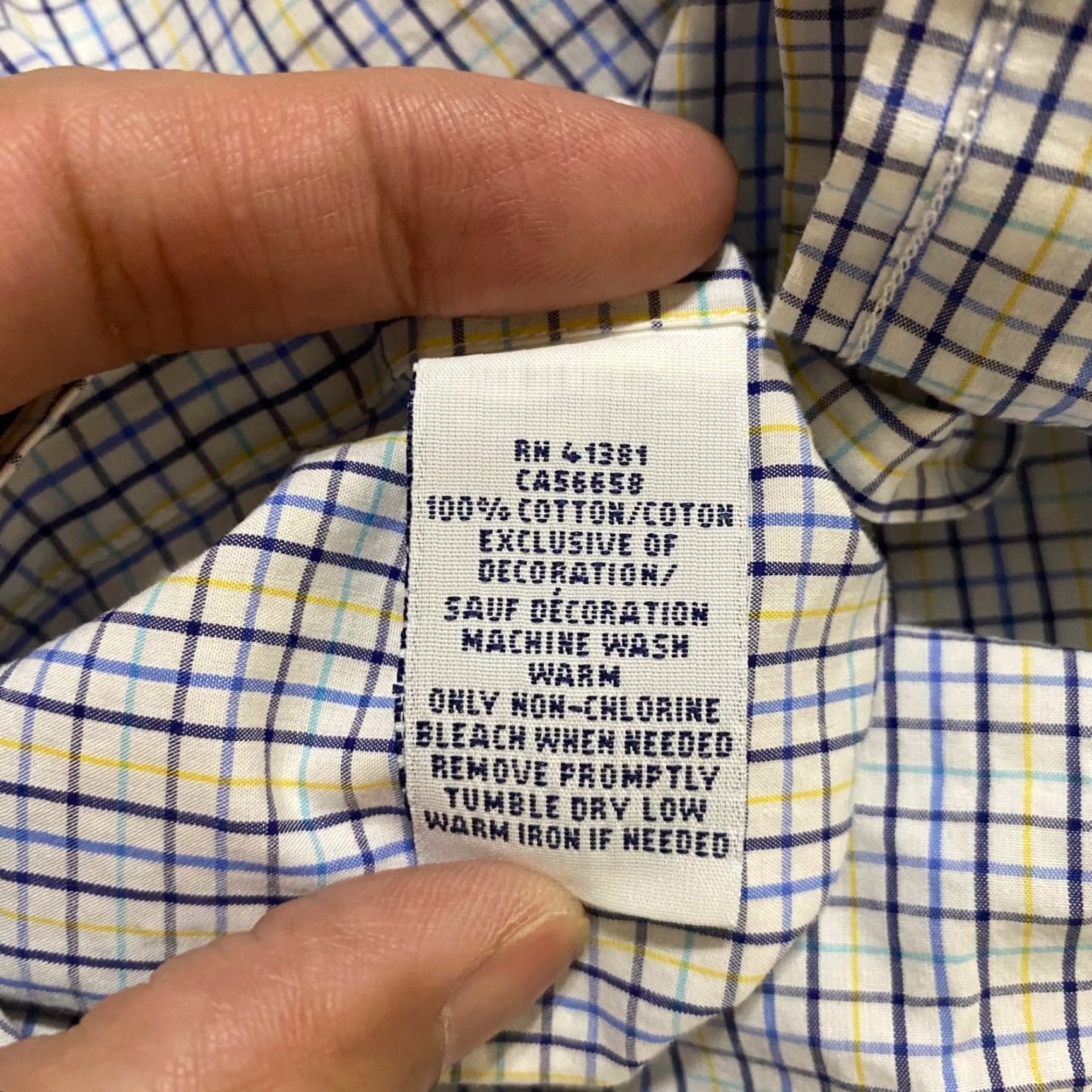 Ralph Lauren Ralph Lauren Mens Shirt 16 Multicolor Plaid Button-Down 100% Cotton Slim Fit Dress Shirt Mens Size US L / EU 52-54 / 3 - 7 Thumbnail