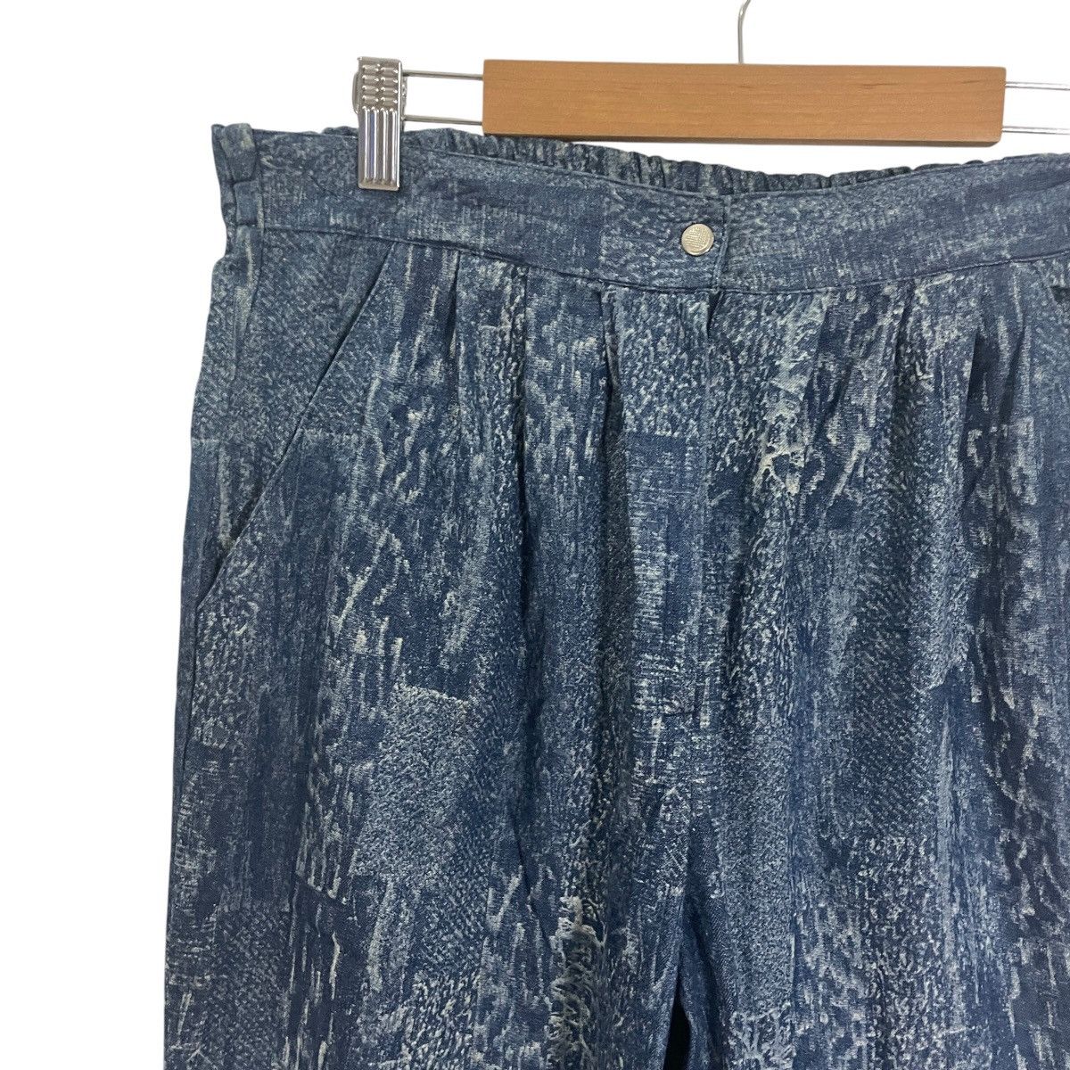 Other Vintage Japanese Designer Art Denim Sweat Pants Size US 32 / EU 48 - 3 Thumbnail