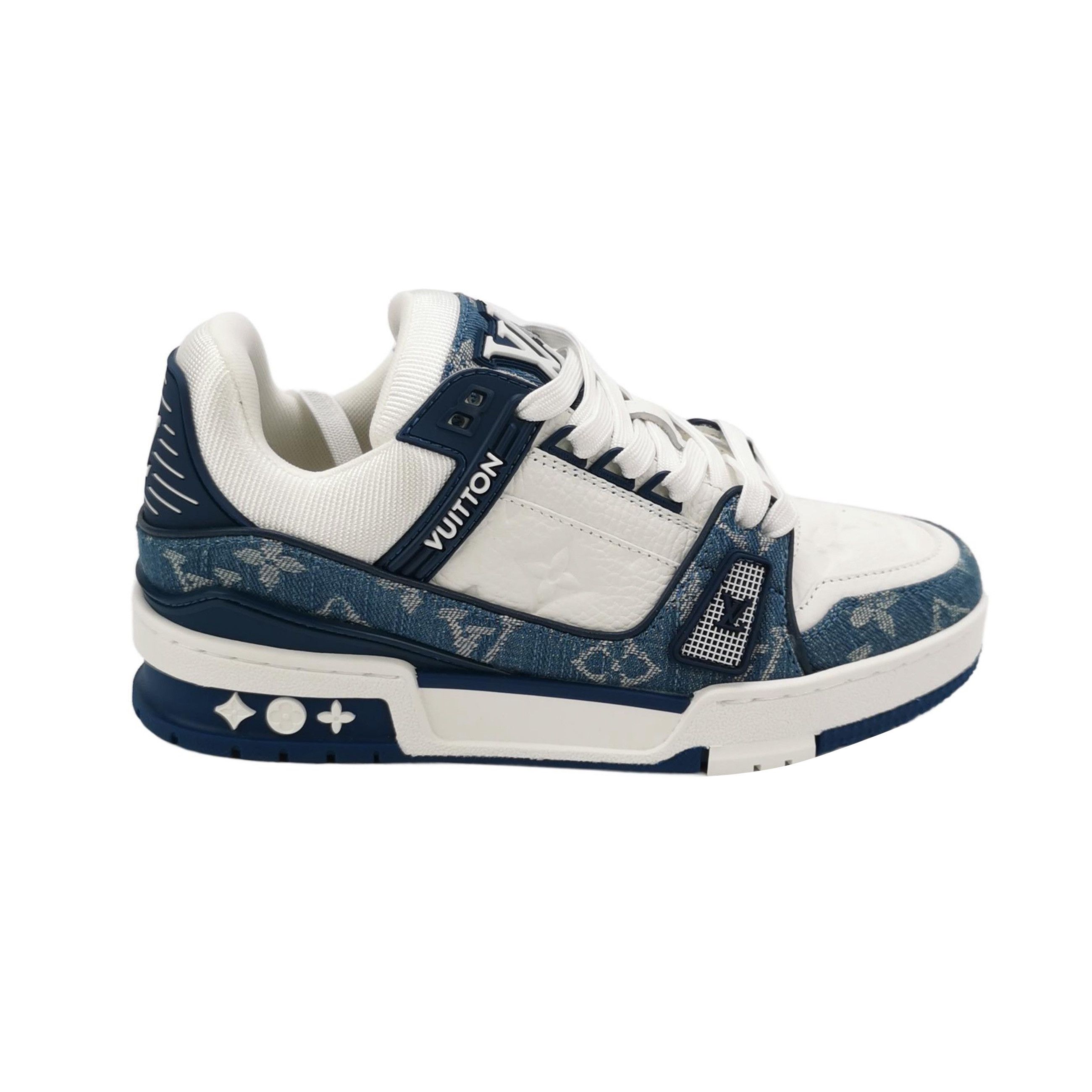 Louis Vuitton louis vuitton denim trainer 0099 Size US 5.5 / EU 38 - 1 Thumbnail
