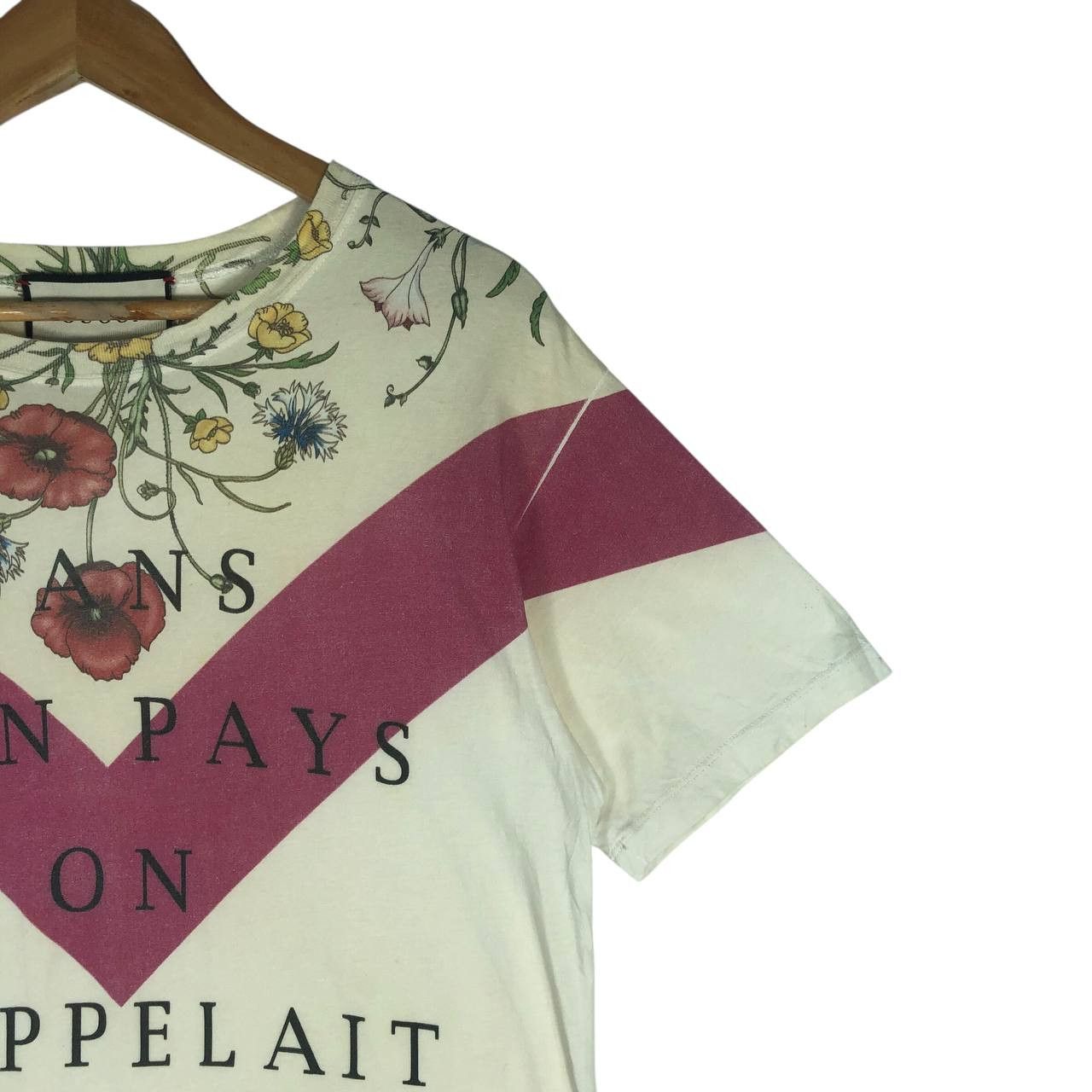 Gucci Gucci Dan's Mon Pays On M' Appelait L'Amour T-Shirt Size S / US 4 / IT 40 - 4 Thumbnail