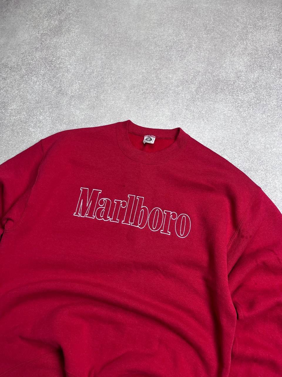 Marlboro Vintage Marlboro Embroidery Boxy Sweatshirt Y2K M Size US M / EU 48-50 / 2 - 2 Thumbnail