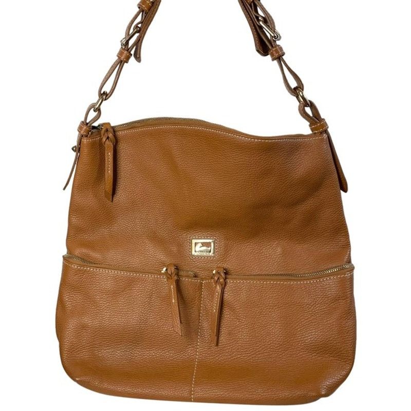 Dooney & Bourke Dooney & Bourke Brown Genuine Leather Handbags Size ONE SIZE - 1 Thumbnail
