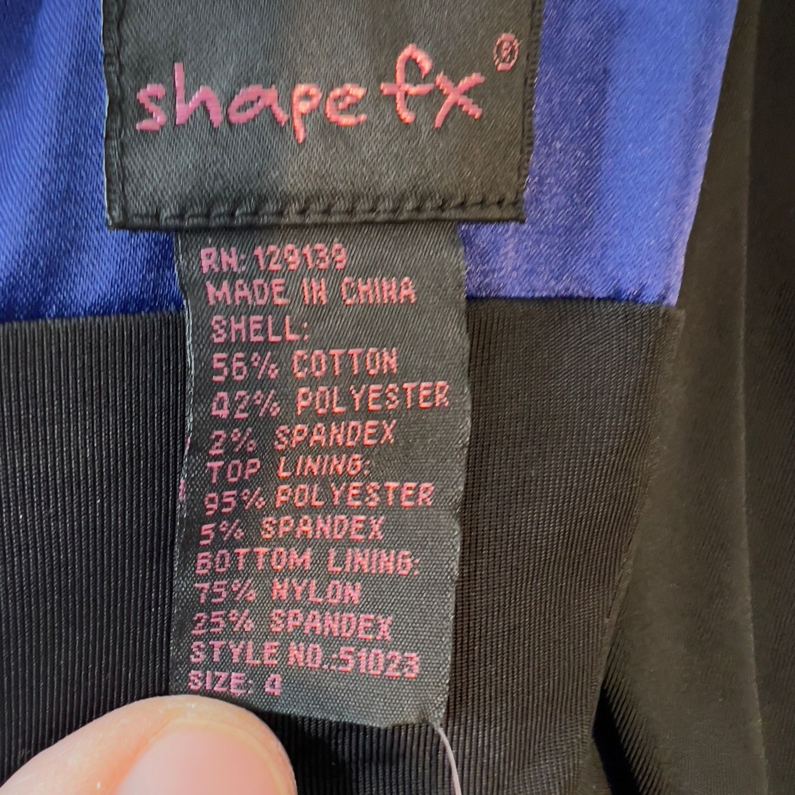 Other Shape FX Above the Knee Dress Woman Size 4 Royal Blue Lined Size S / US 4 / IT 40 - 3 Thumbnail