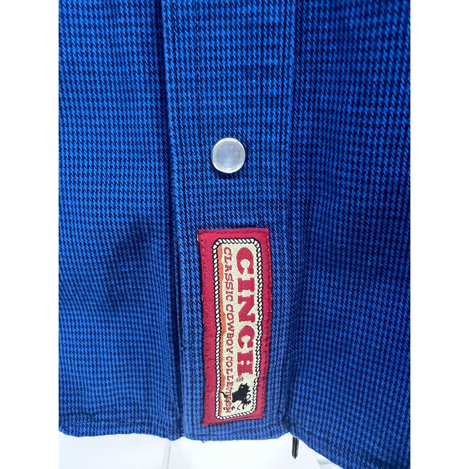 CINCH Cinch Blue Western Rockabilly Cowboy Pearl Snap Shirt Medium Size US M / EU 48-50 / 2 - 9 Thumbnail