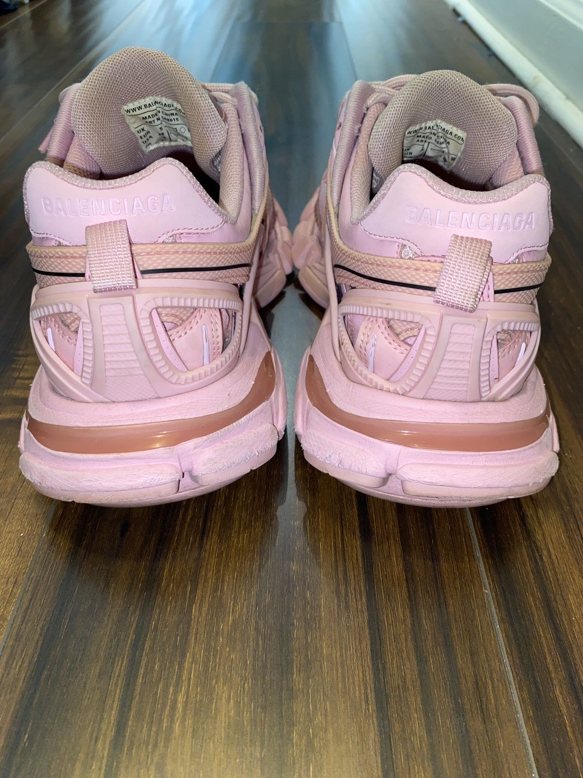 Balenciaga Pink Balenciaga Track Runners Size US 8 / IT 38 - 2 Thumbnail