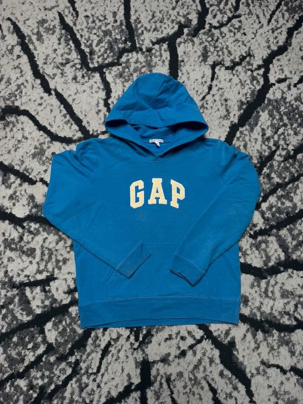 Gap Gap Blue Yellow Hoodie Size L Size L / US 10 / IT 46 - 1 Thumbnail