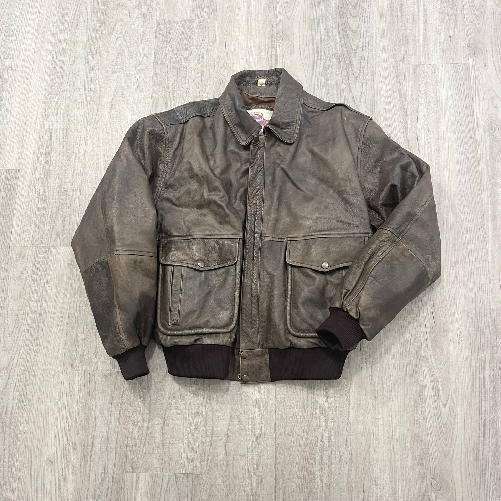 Vintage VINTAGE B-29 Superfortress Leather FLIGHT Bomber JACKET | Grailed