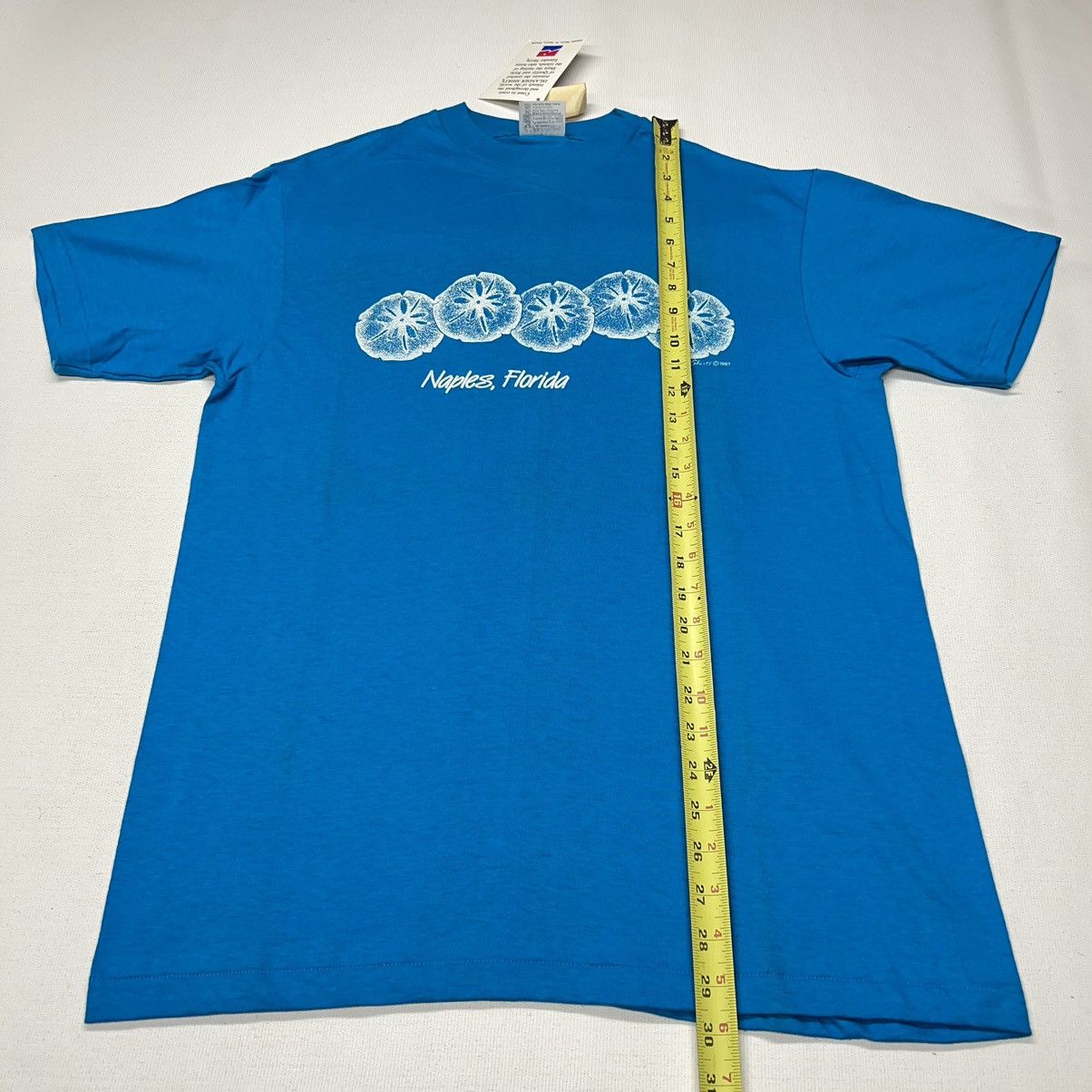 Vintage Florida Tee Shirt Sand Naples Beach Single Stitch 1980s Size US L / EU 52-54 / 3 - 21 Thumbnail