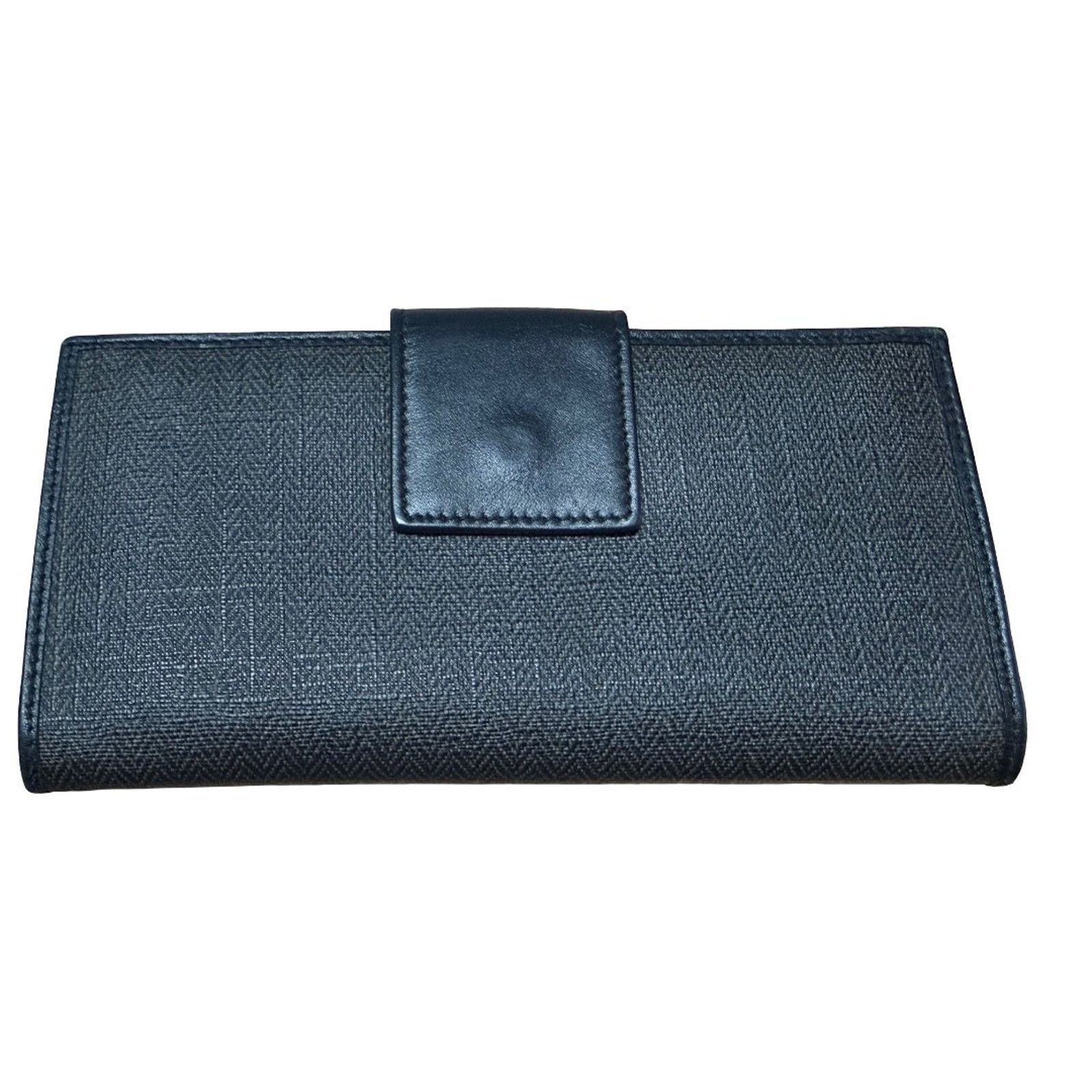 Bvlgari BVLGARI Weekend Long Wallet Gray Chevron MINT COND Size ONE SIZE - 3 Thumbnail