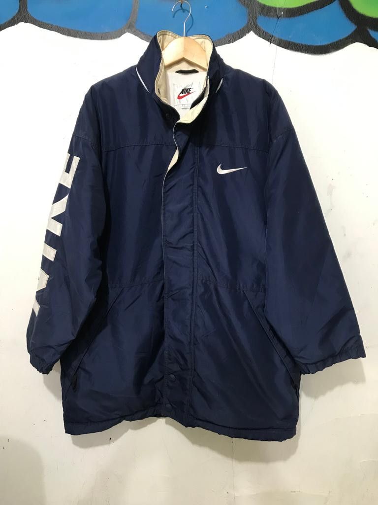 image of Nike 90's X Jacket X Parka X Bomber X Coats X Vintage in Blue, Men's (Size XL)