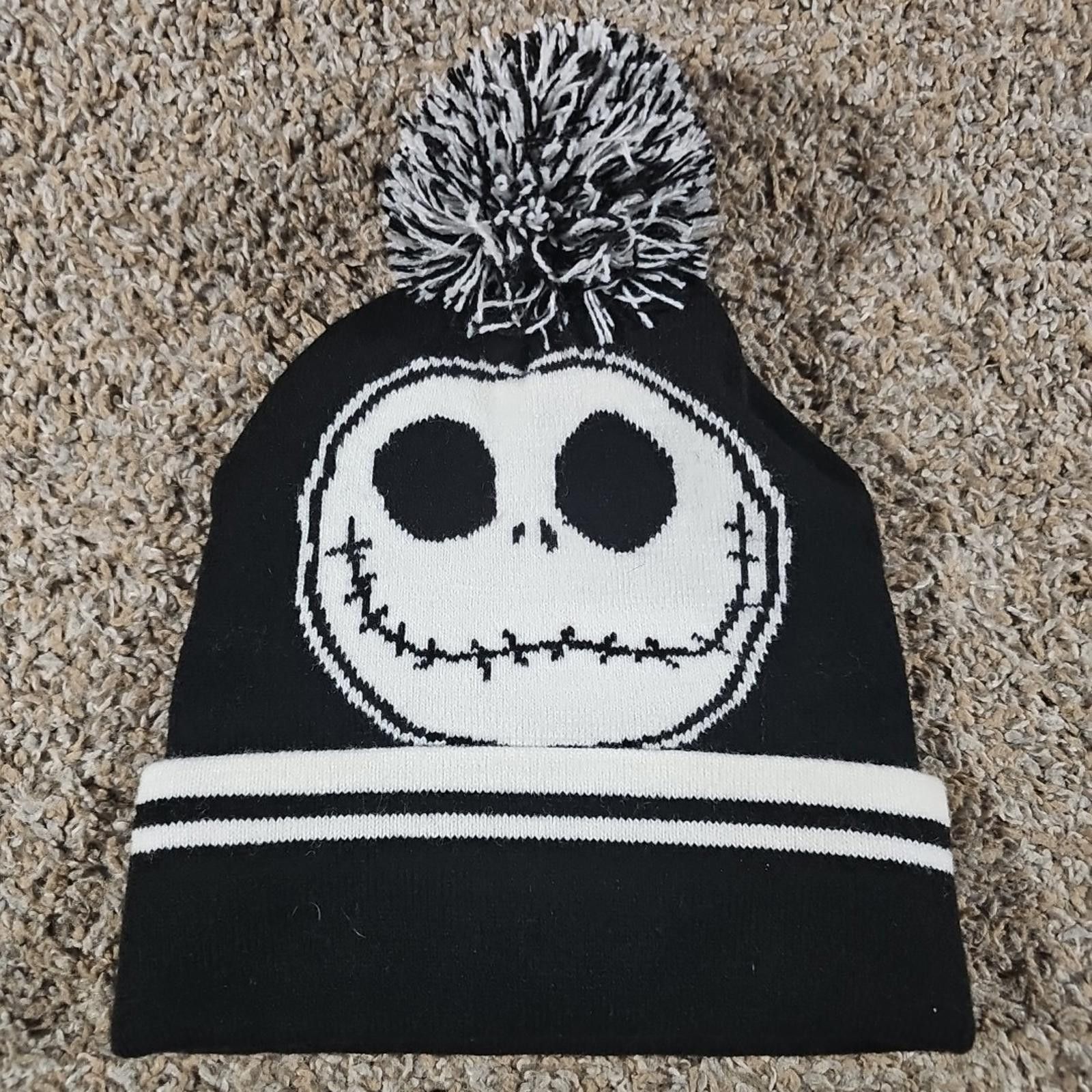 Disney Nightmare Before Christmas Jack Skellington Hat Beanie Pom Size ONE SIZE - 1 Thumbnail