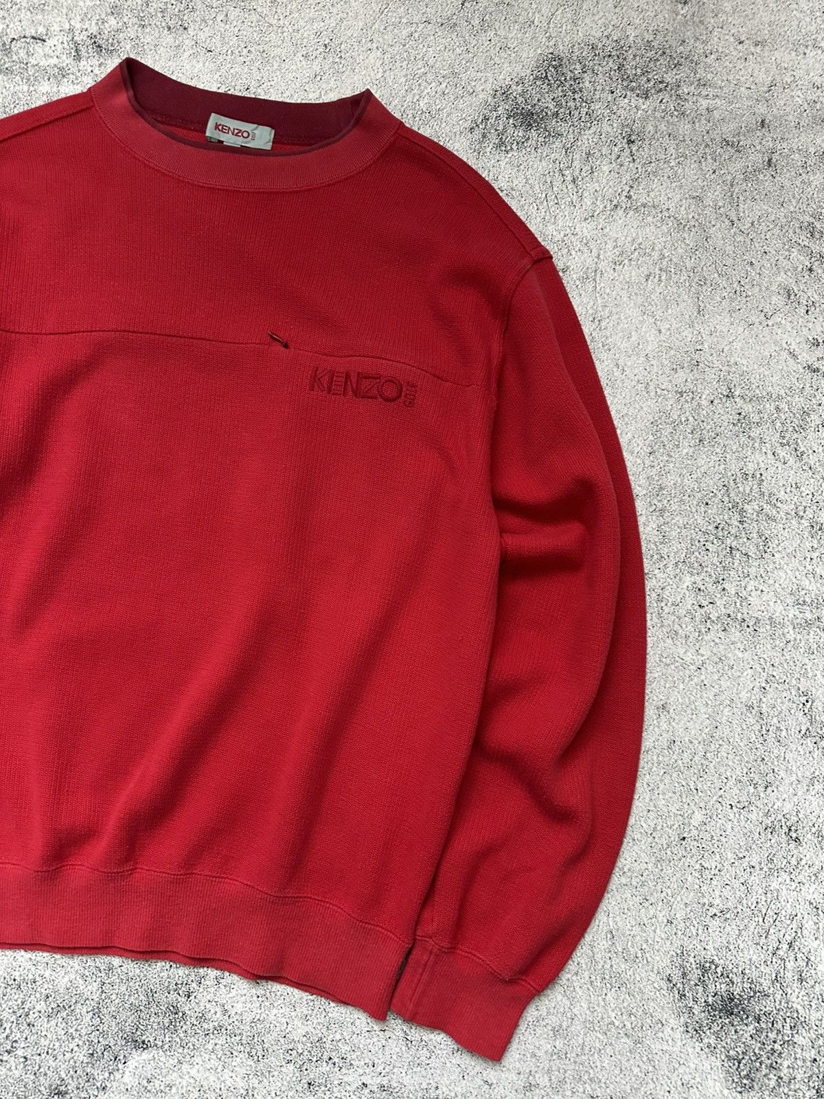 Kenzo Kenzo Golf Sweatshirt Embroidered Logo Red Japan Fit Size US M / EU 48-50 / 2 - 5 Thumbnail
