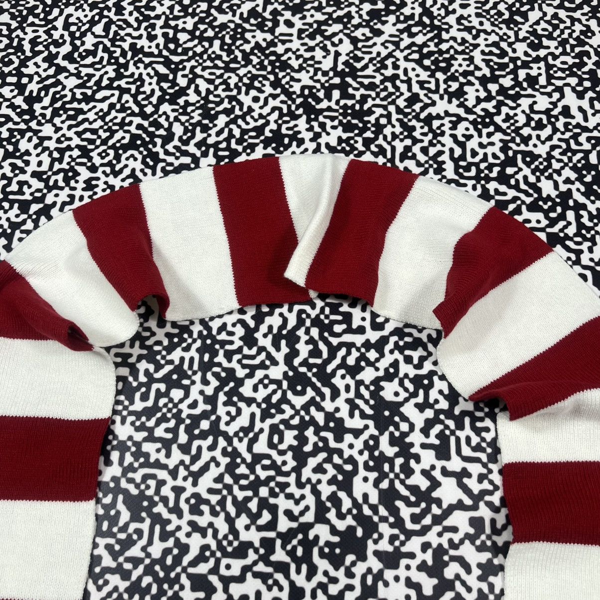 Jean Paul Gaultier Vintage Y2K Jean Paul Gaultier Striped Luxury Retro Scarf Size ONE SIZE - 10 Thumbnail