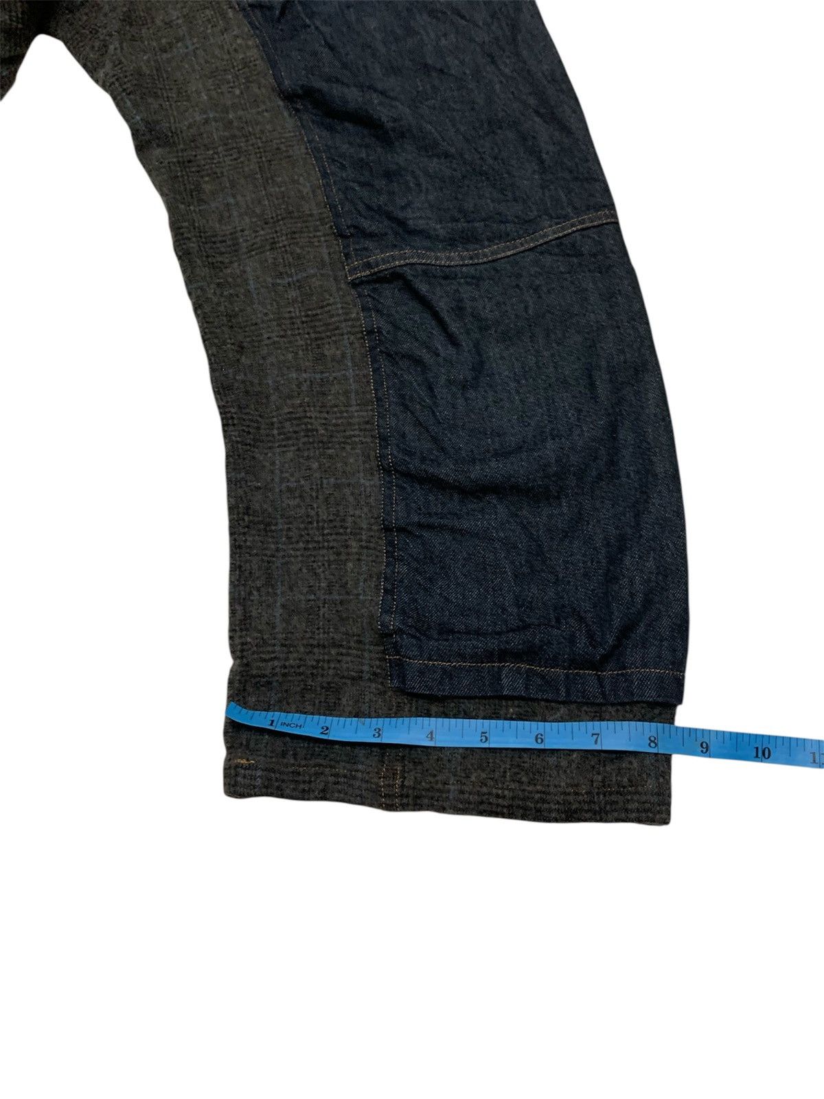 Japanese Brand × Yohji Yamamoto × gomme Gomme wool tartant cropped pants Size US 28 / EU 44 - 12 Thumbnail