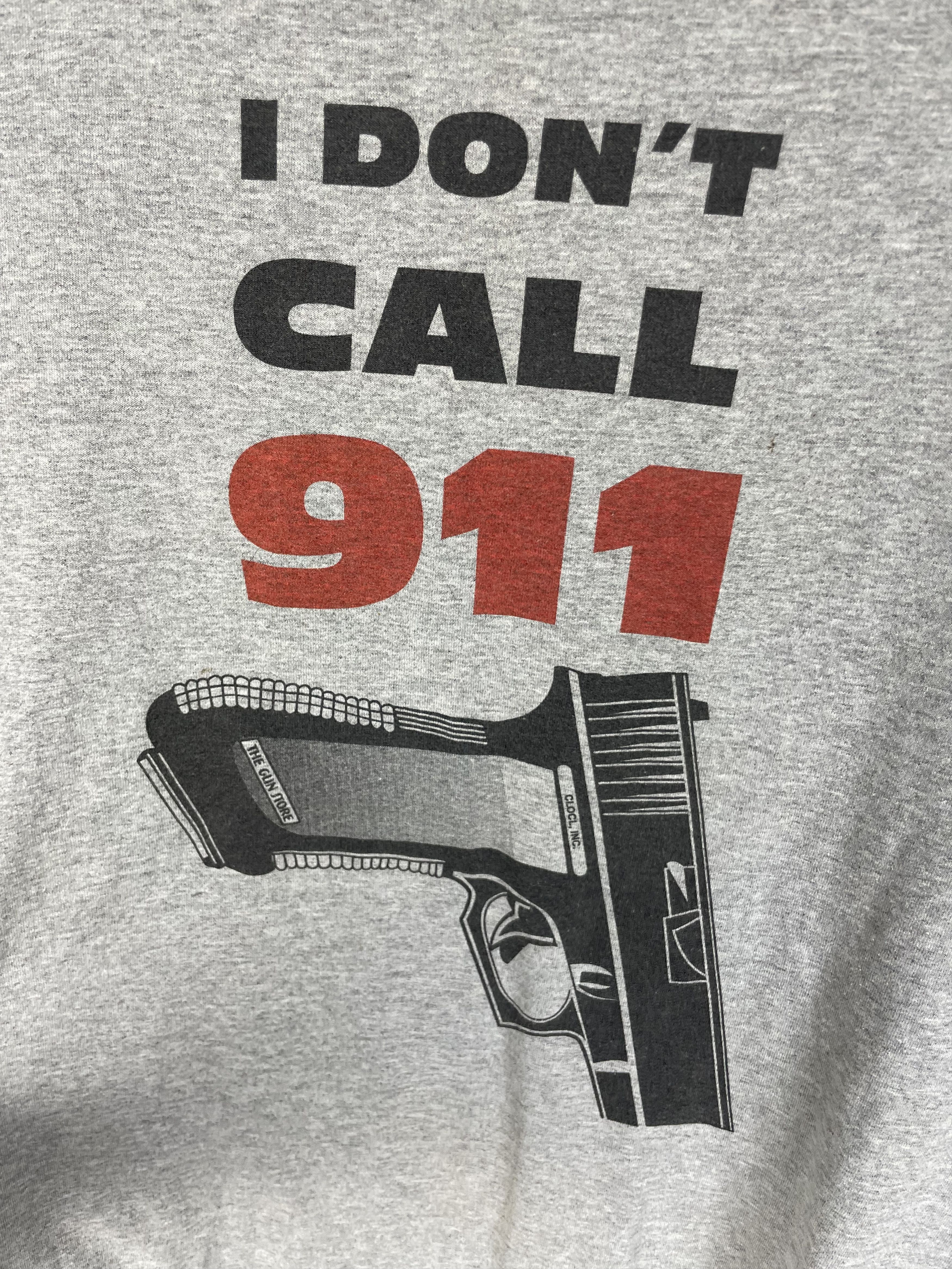 Vintage Vintage I Don’t Call 911 T-Shirt Size US XXL / EU 58 / 5 - 6 Thumbnail