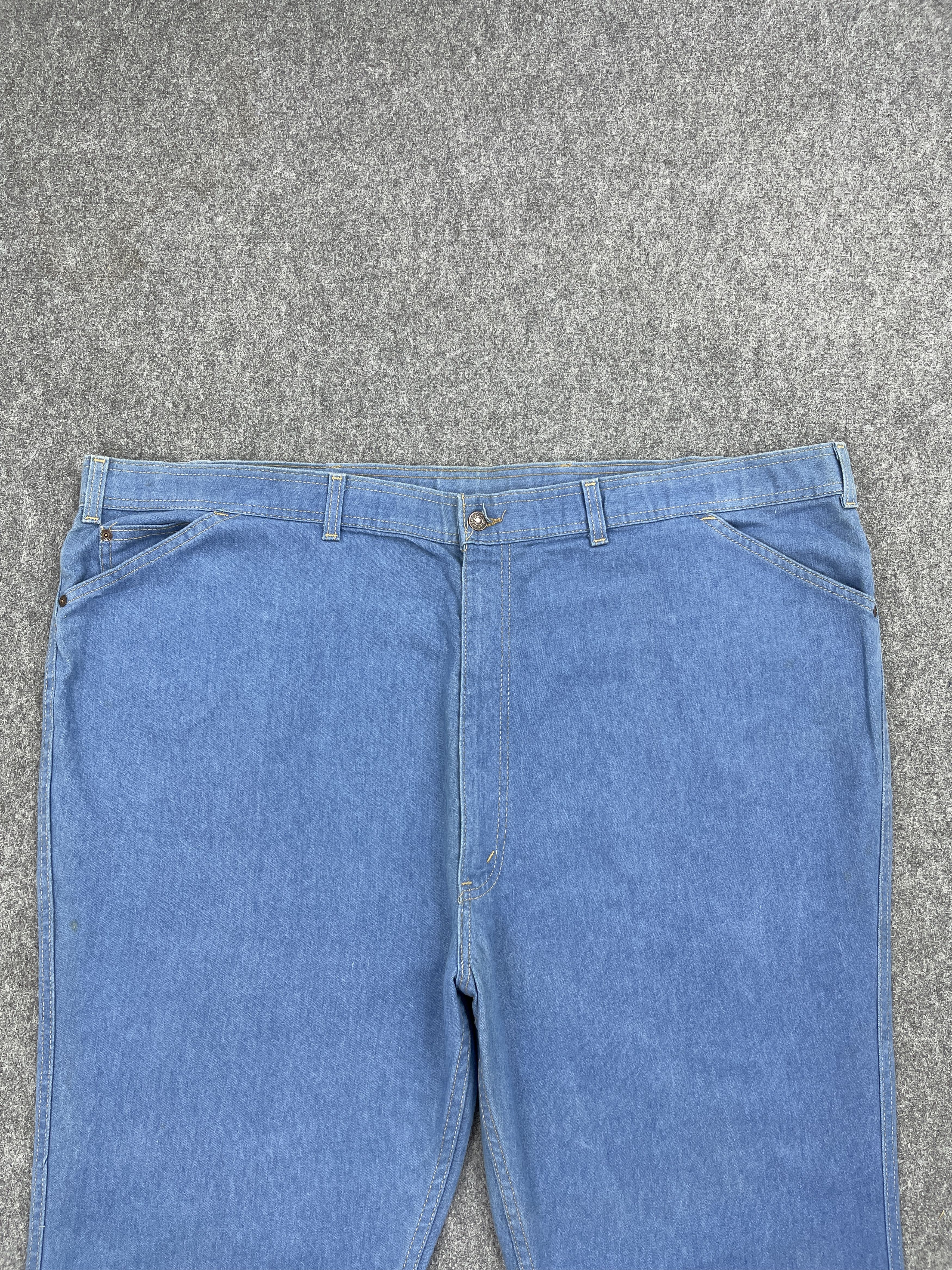 Levi's 80s Vintage Levis Flare Orange Tab Jeans DP2502 Size US 44 / EU 60 - 2 Thumbnail