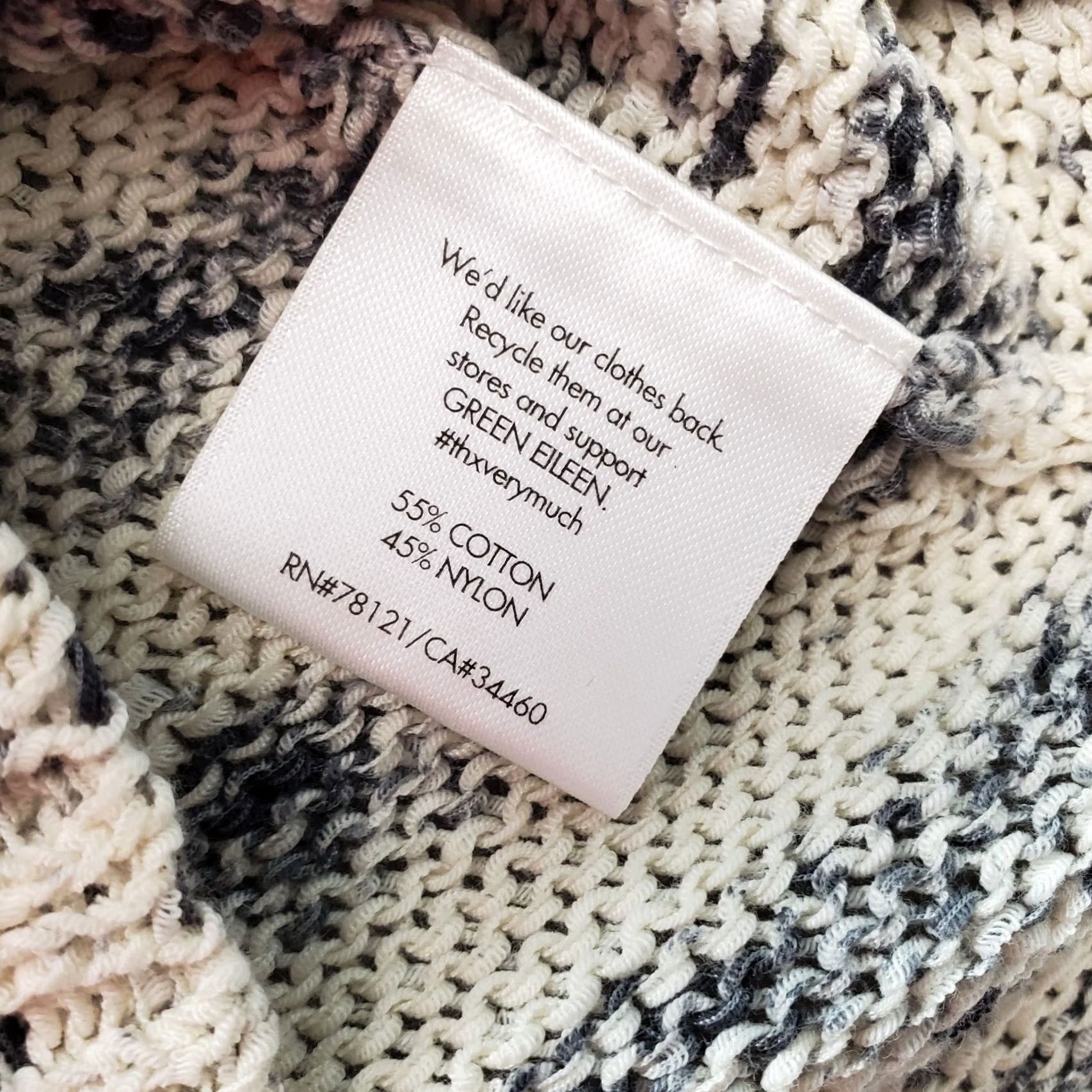 Eileen Fisher Eileen Fisher Sweater Womens PS Multicolor Knit Fitted Classic Long Sleeve Pullover Size S / US 4 / IT 40 - 7 Thumbnail