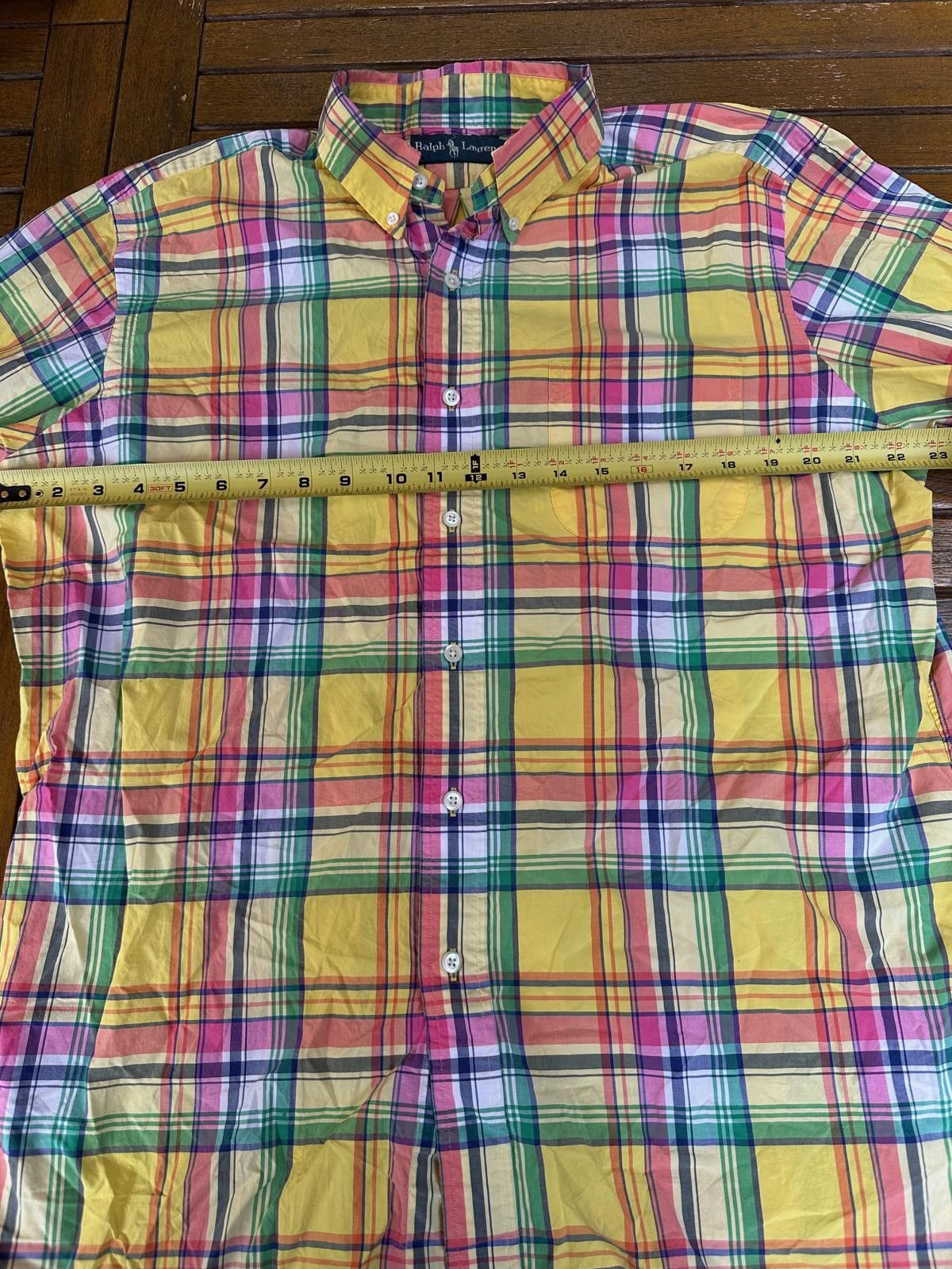 Polo Ralph Lauren Ralph Lauren Men’s L Madras Plaid SS Button-Down Multicolor Size US L / EU 52-54 / 3 - 2 Thumbnail