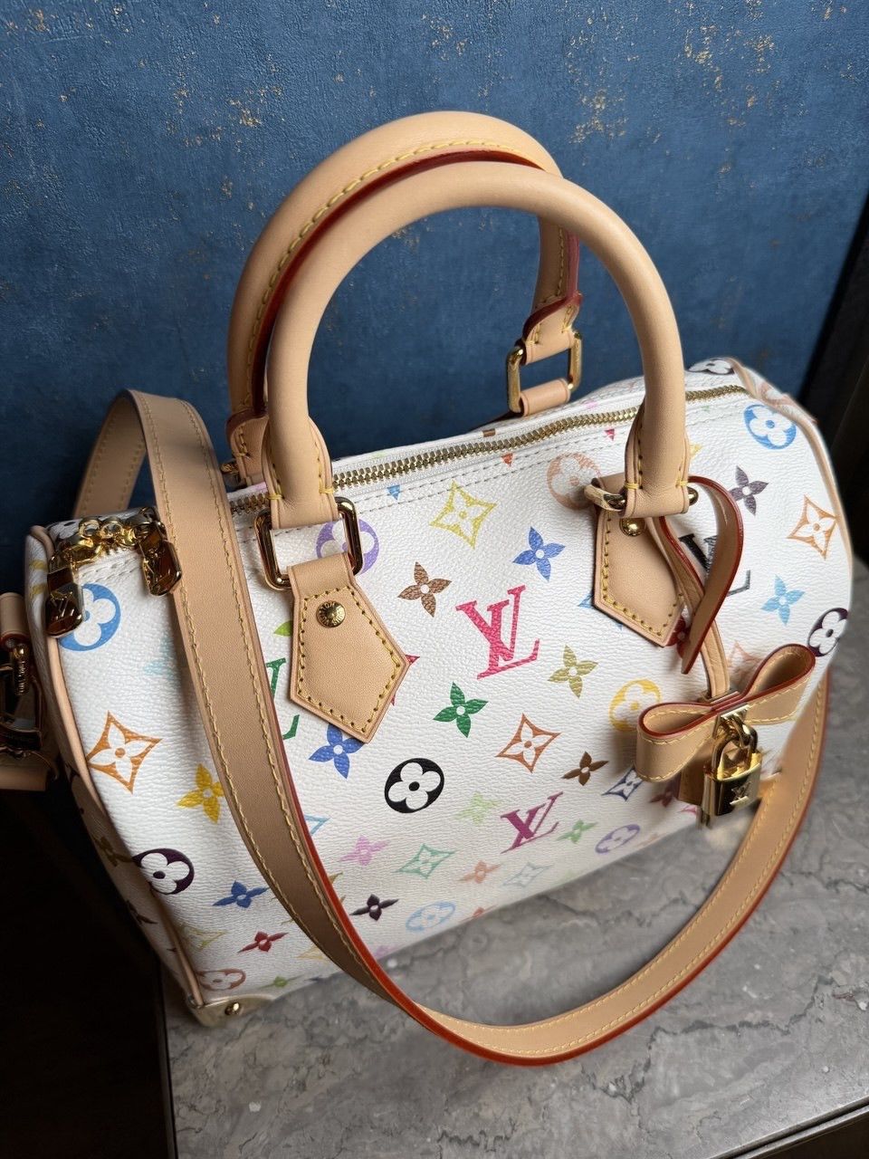 Louis Vuitton × Takashi Murakami Louis Vuitton Monogram Multicolore Speedy Size ONE SIZE - 6 Thumbnail