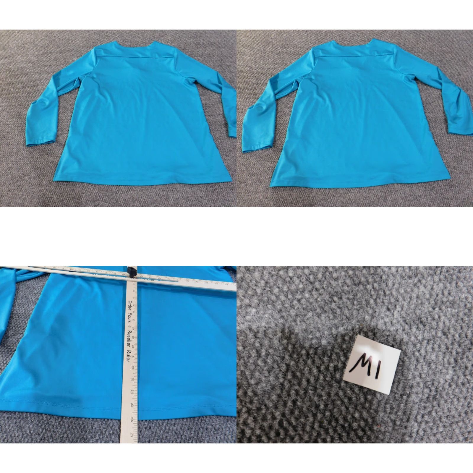 Vintage Susan Graver Blouse Shirt Womens Large Blue V-Neck Pullover Stretch Casual Shirt Women Size L / US 10 / IT 46 - 8 Thumbnail