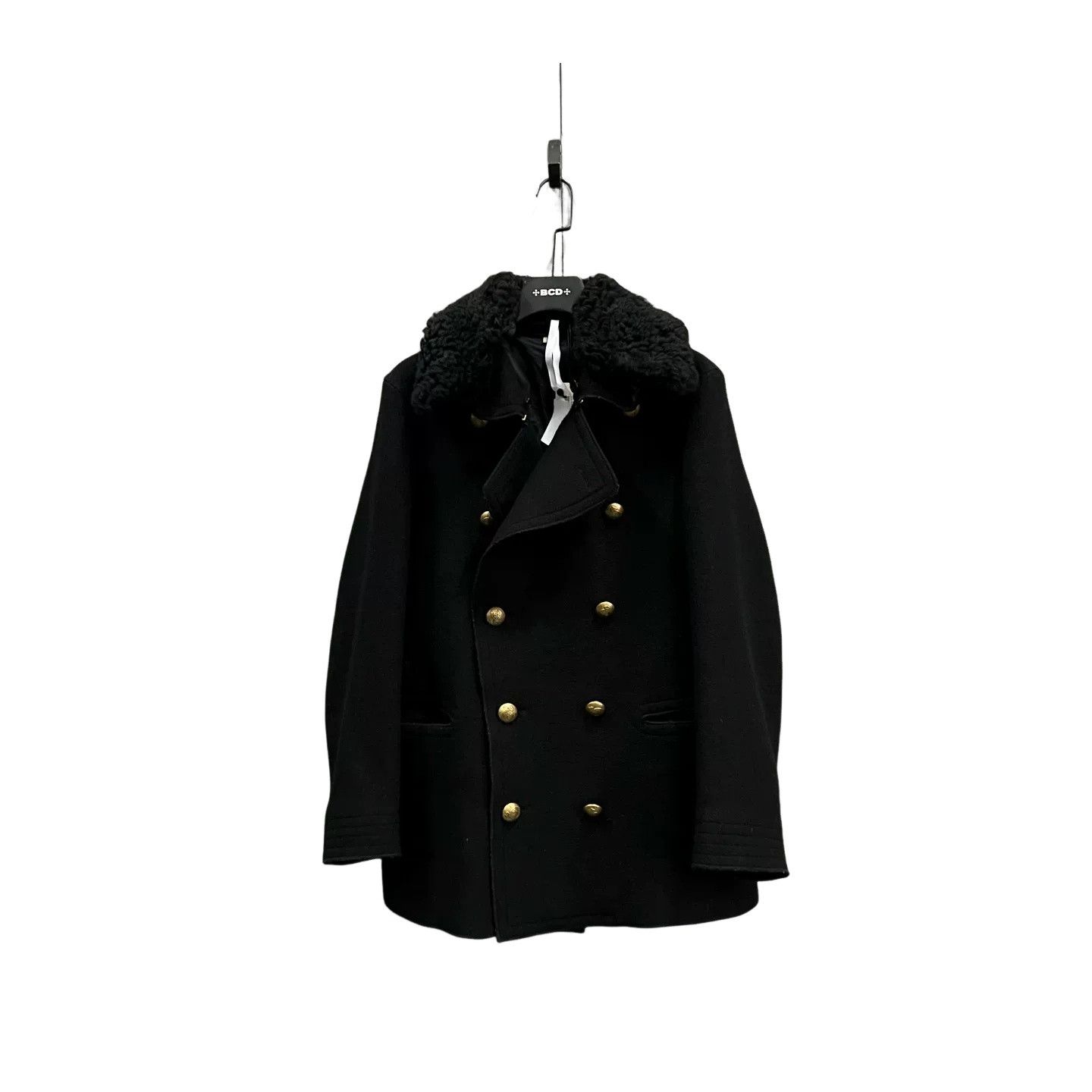Burberry Burberry Shearling Collar Double Breasted Coat 48 Size US M / EU 48-50 / 2 - 1 Thumbnail