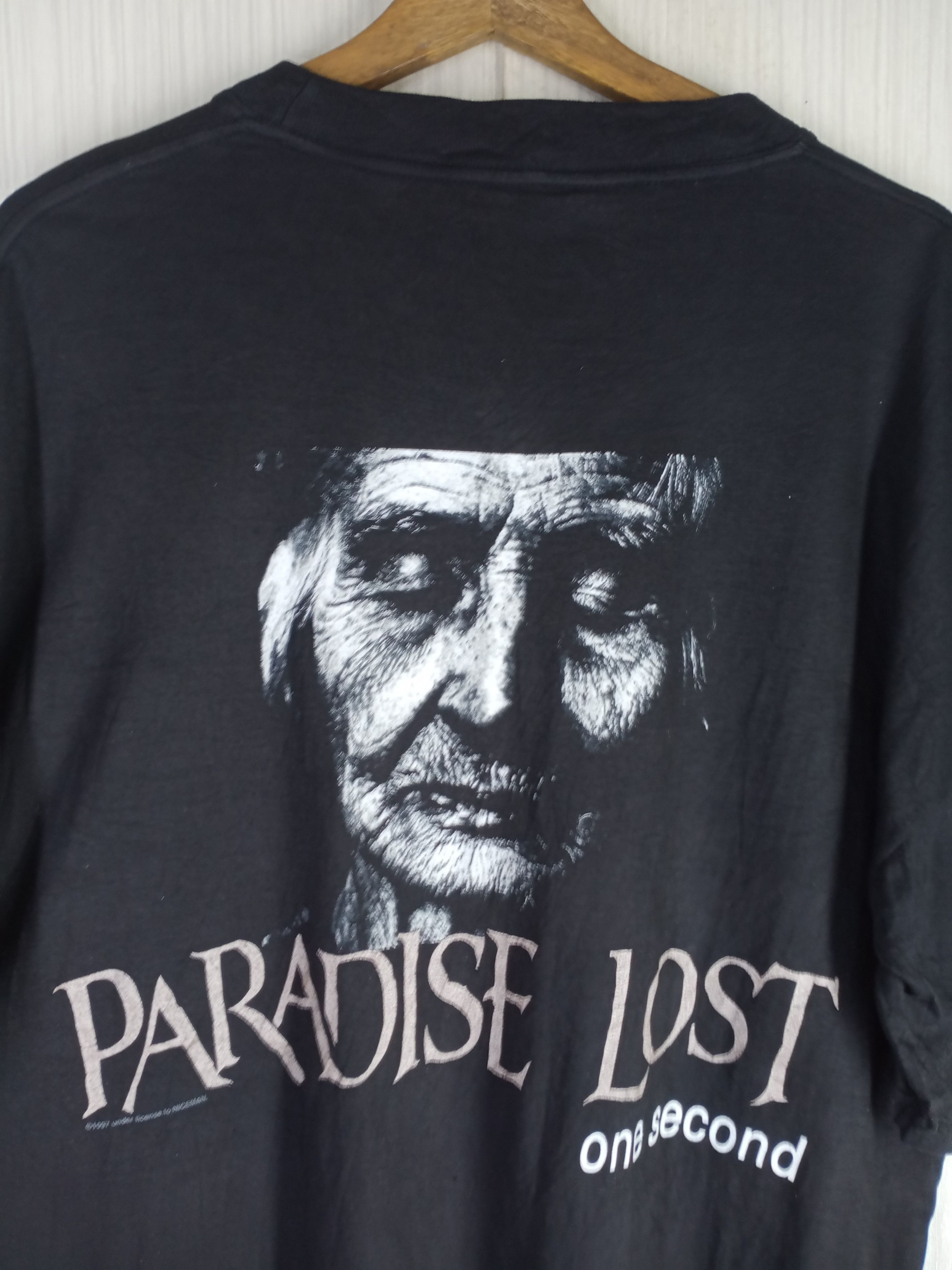 Band Tees Rare Vintage Paradise Lost One Second World Tour 97 - 98 Tee Size US L / EU 52-54 / 3 - 3 Thumbnail