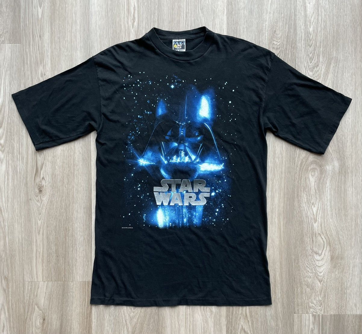 image of Movie x Star Wars Vintage 1997 Star Wars Darth Vader Black T-Shirt Tee, Men's (Size XL)